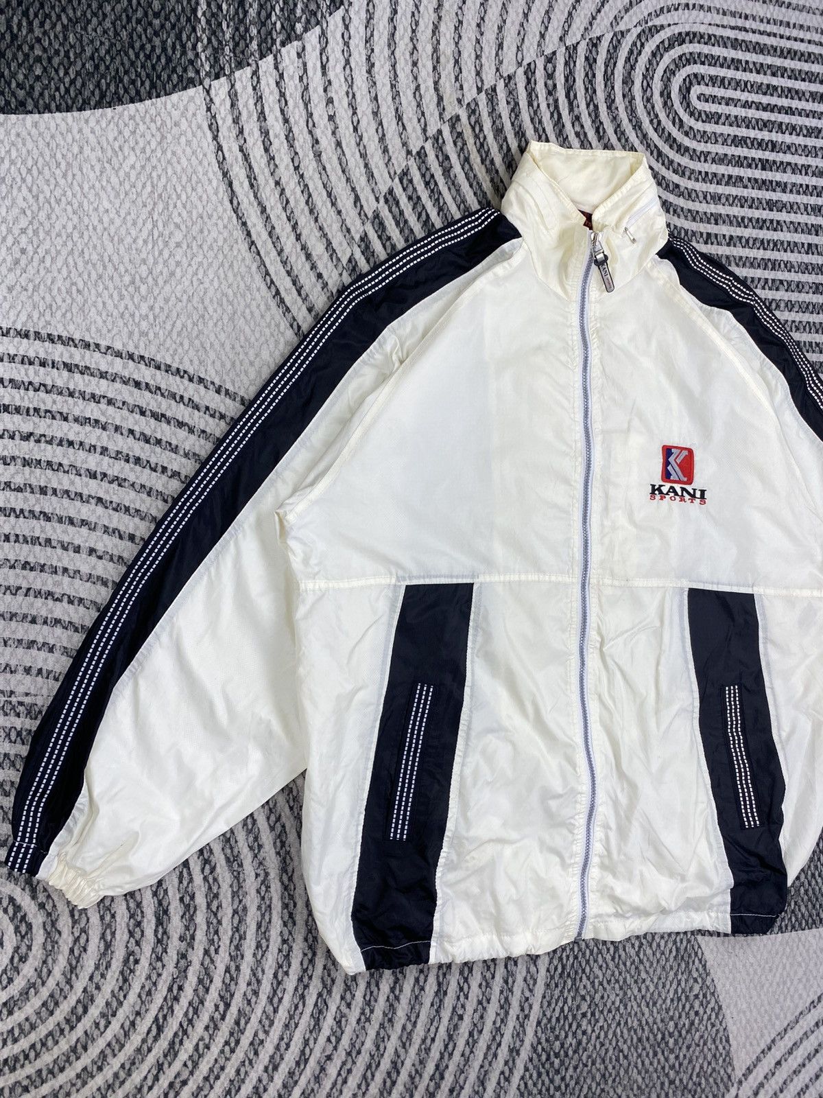 Karl Kani 🔥Vintage Karl Kani Sport Embroidereey Logo Zipper Jacket Size US XL / EU 56 / 4 - 3 Thumbnail