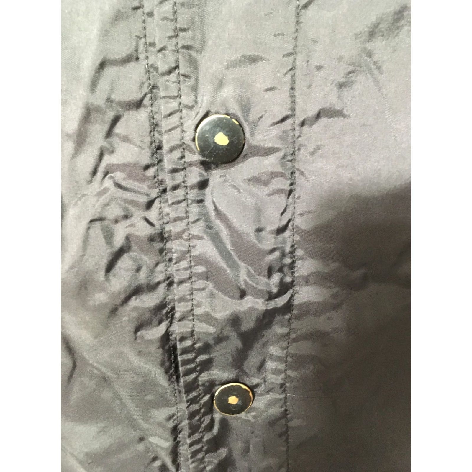 Coach LRG Coach Jacket Mens Nylon Snap Button BLACK Size US XL / EU 56 / 4 - 5 Thumbnail