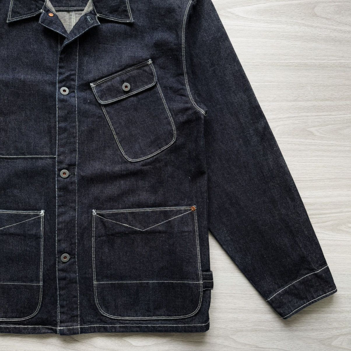 Other One True Saxon Denim Work Jacket Size US L / EU 52-54 / 3 - 3 Thumbnail