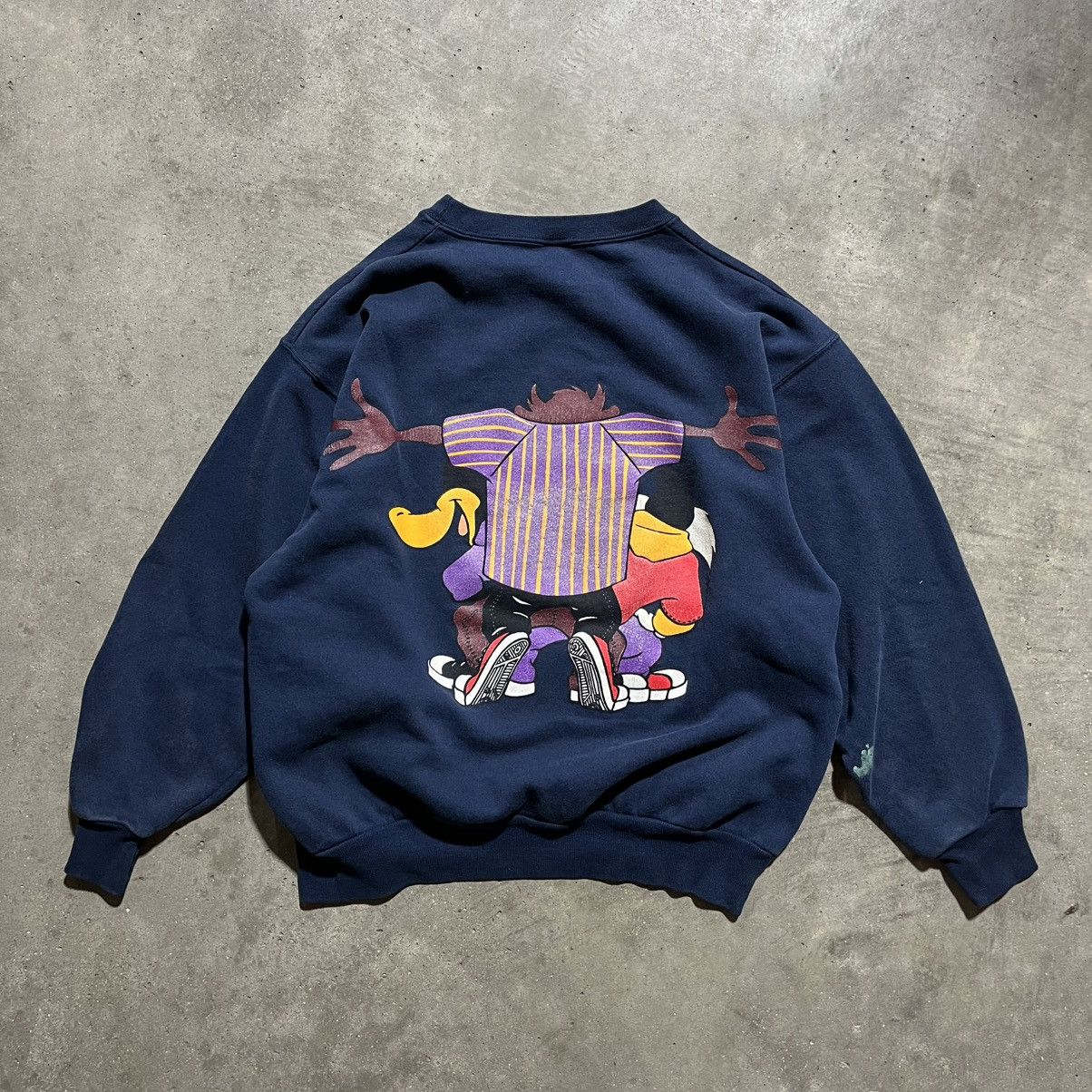 Japanese Brand × Vintage × Warner Bros Vintage 1993 Looney Tunes Crewneck Sweatshirt - Men's Large Size US L / EU 52-54 / 3 - 3 Thumbnail
