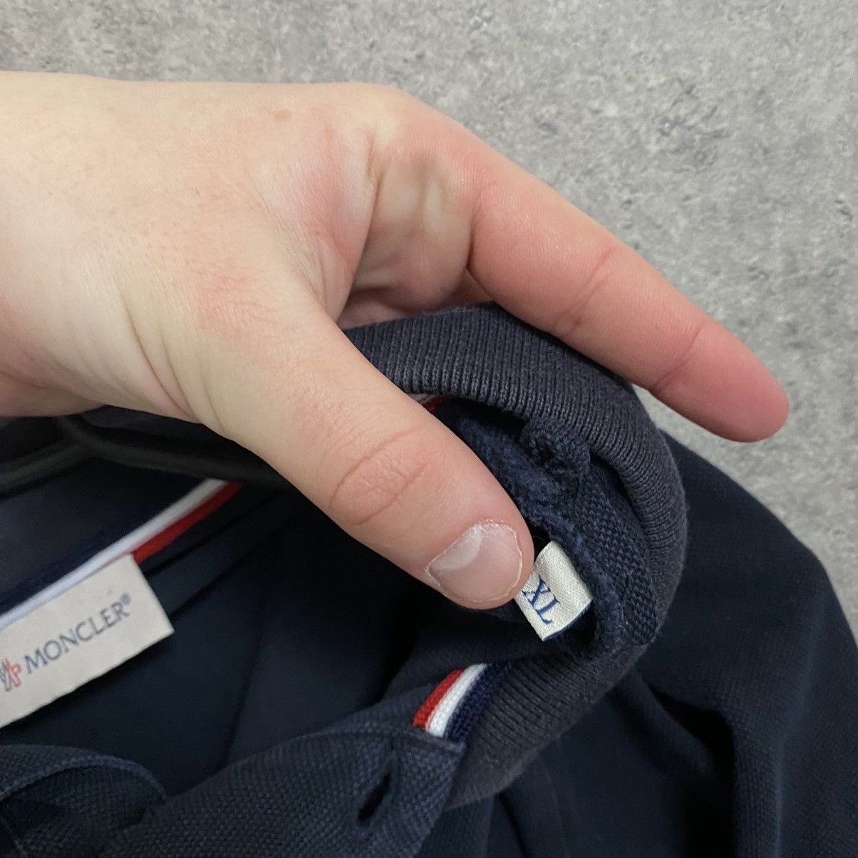 Moncler Moncler Polo Long Sleeve Luxury Size US XL / EU 56 / 4 - 10 Thumbnail