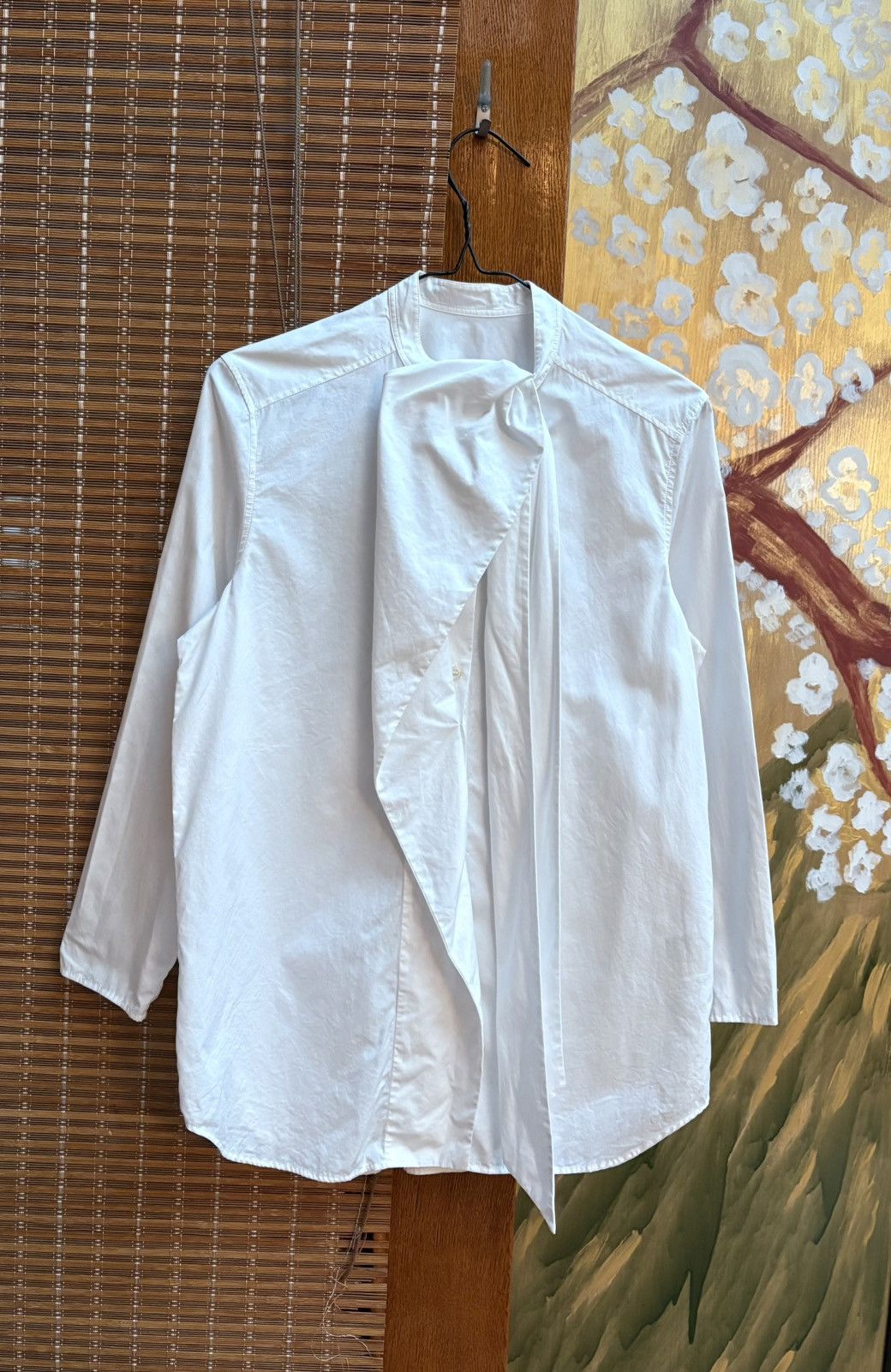 Acne Studios Acne Studios Bianca Dry Poplin Shirt Overlap Front Size 38 Size XS / US 0-2 / IT 36-38 - 1 Thumbnail