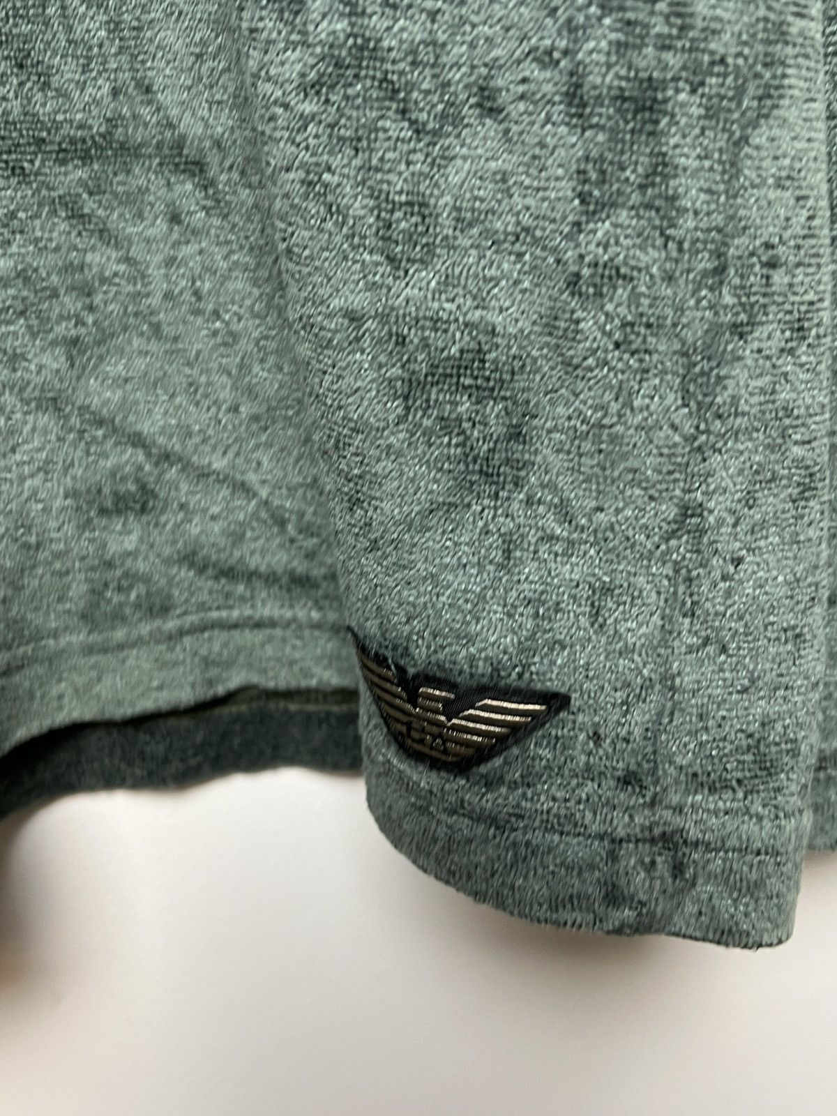 Giorgio Armani armani velour longsleeve archive vintage s-m Size US M / EU 48-50 / 2 - 5 Thumbnail