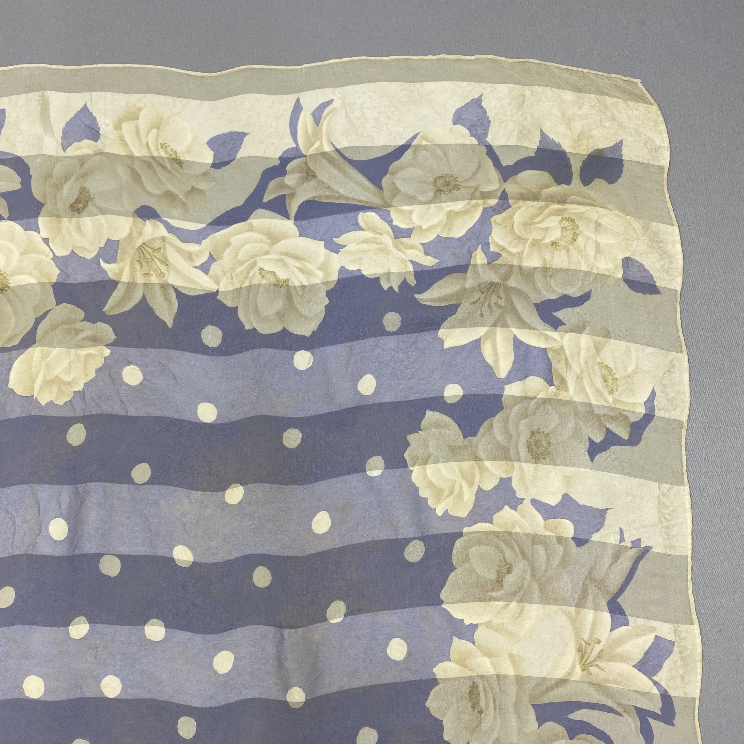 Japanese Brand Vintage Yukisaburo Watanabe SILK Scarf Twill Wraps Scarves Size ONE SIZE - 6 Thumbnail