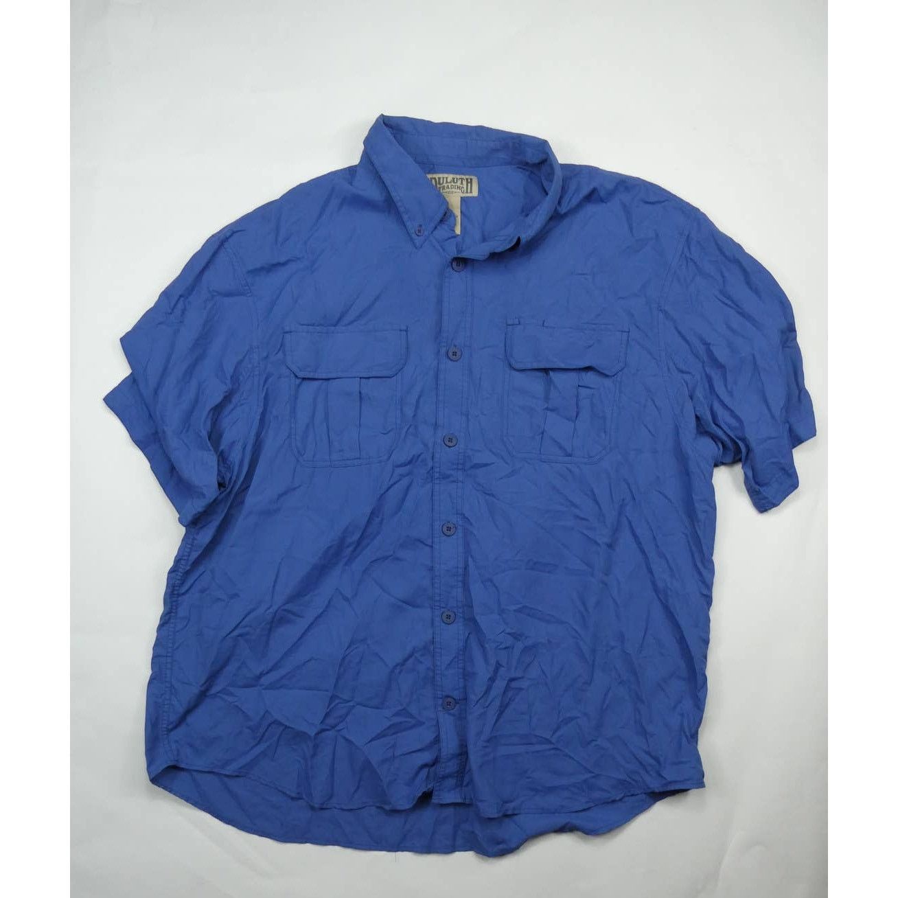 Duluth Trading Company DULUTH Action Standard Fit Short Sleeve Shirt, 2XL, blue Size US XXL / EU 58 / 5 - 1 Thumbnail