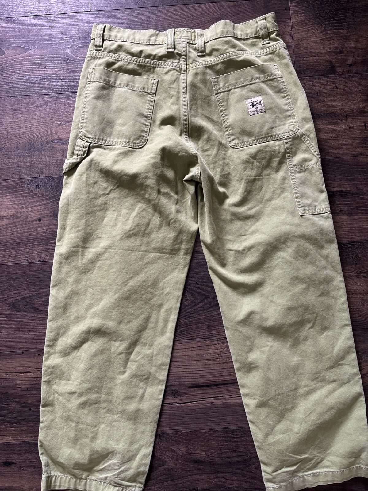 Stussy Stussy double knee workwear pant green Size US 32 / EU 48 - 4 Thumbnail