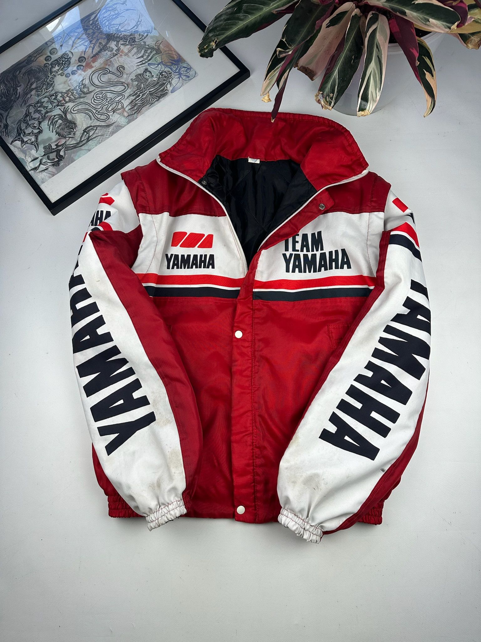 NASCAR Vintage Yamaha racing jacket 2 in 1 vest Size US XXL / EU 58 / 5 - 1 Thumbnail