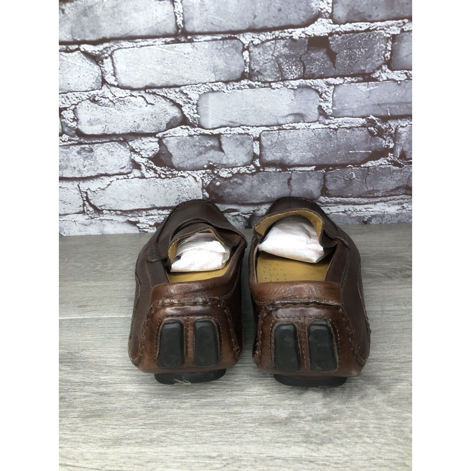 Mercanti Fiorentini Mercanti Fiorentini Relax Brown Leather Driving Penny Loafer Size US 13 / EU 46 - 15 Thumbnail