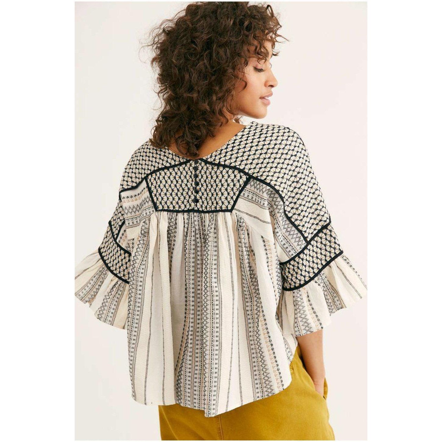 Free People New Free People Runnin On A Dream Top $128 SMALL Cropped Size S / US 4 / IT 40 - 5 Thumbnail