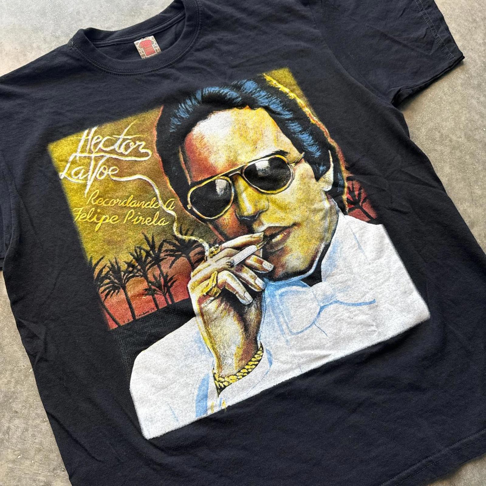 Other Hector Lavoe Vintage Graphic T-Shirt Size US XL / EU 56 / 4 - 3 Thumbnail