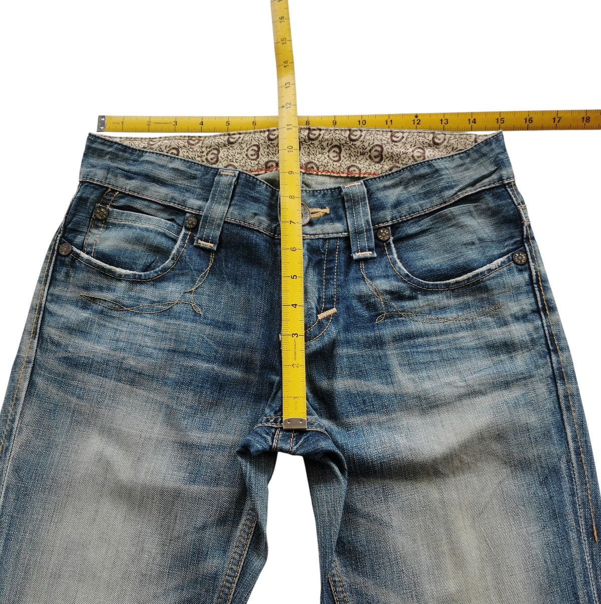 Tornado Mart Edwin Denim Jeans Whisker Honeycombs Vintage Wash Size US 30 / EU 46 - 8 Thumbnail