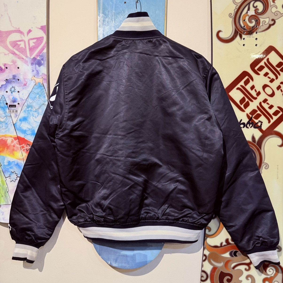 Starter Vintage 80s Starter Chicago White Sox Satin Varsity Jacket Size US M / EU 48-50 / 2 - 2 Thumbnail
