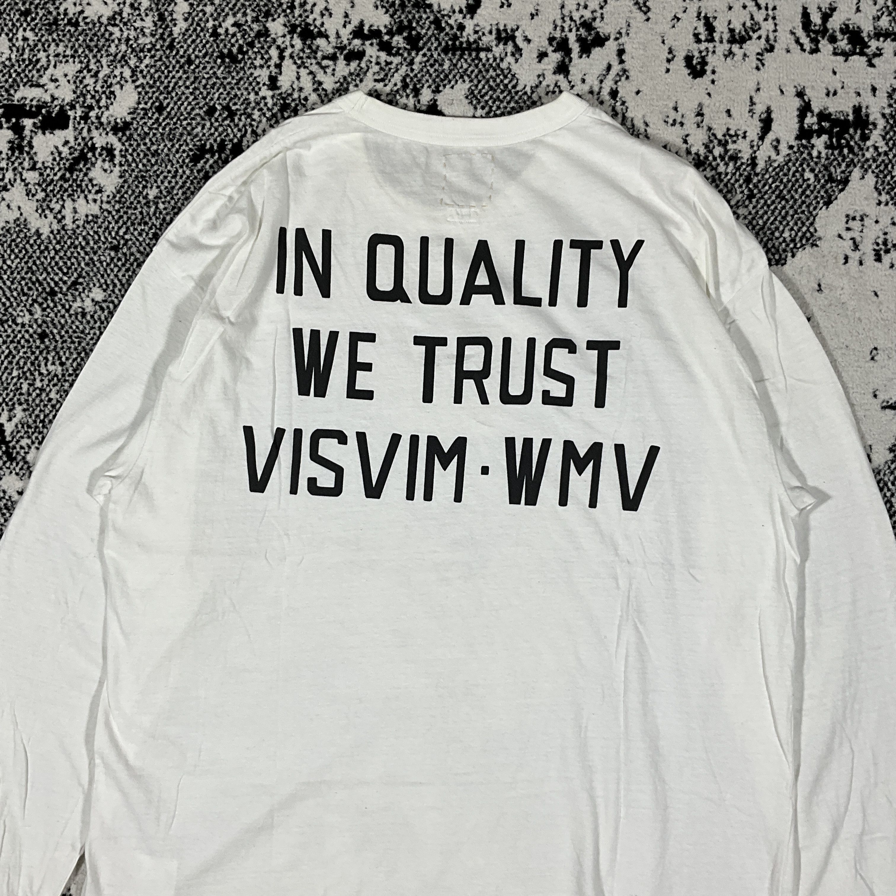 Visvim VISVIM JUMBO TEE L/S IN QUALITY WE TRUST TOKYO Size US XL / EU 56 / 4 - 2 Thumbnail