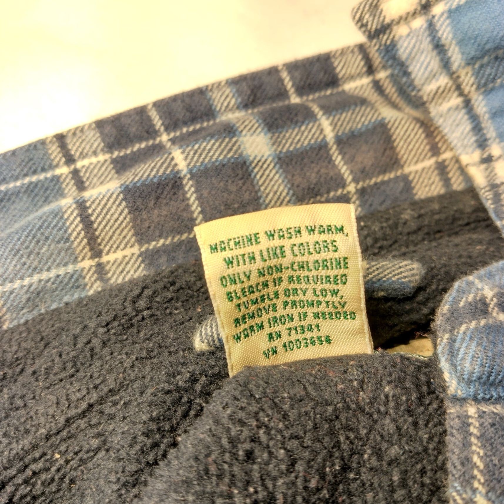 Vintage LL Bean Shacket Shirt Jacket M Blue Plaid Flannel Fleece Lined Work Size US M / EU 48-50 / 2 - 6 Thumbnail