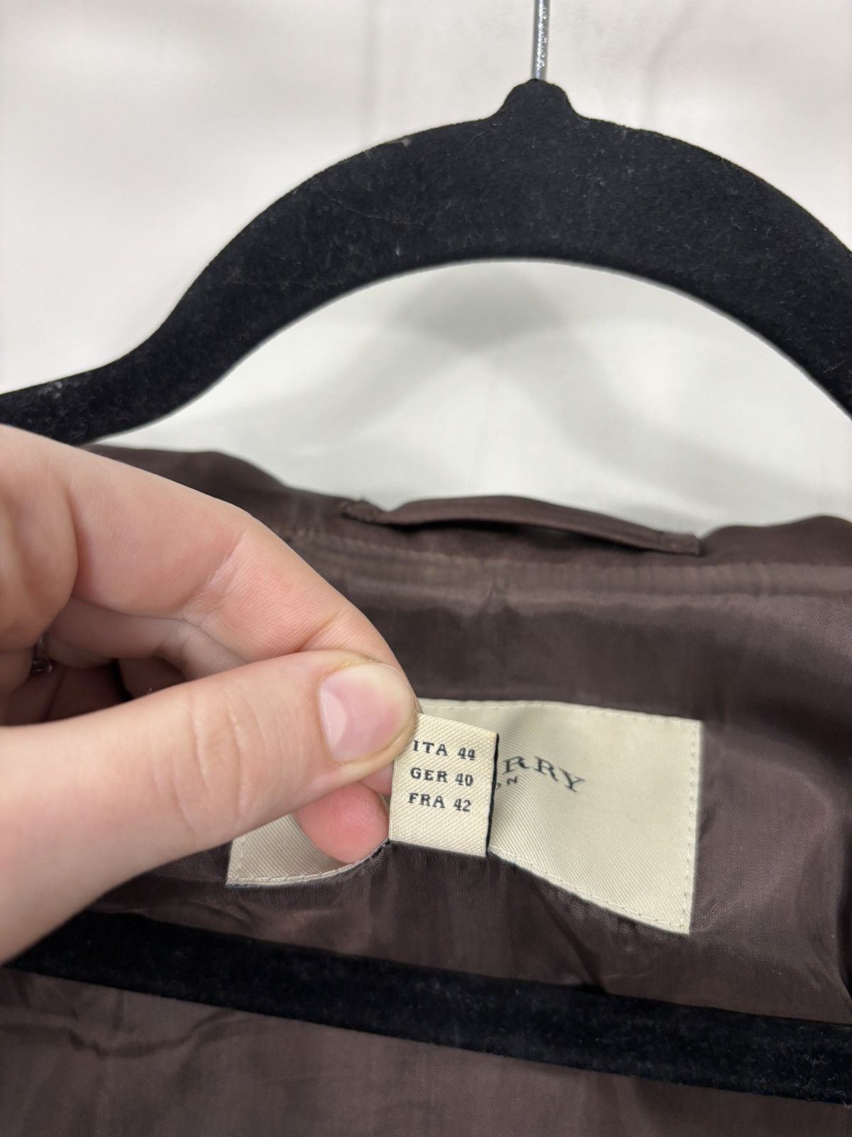 Burberry Burberry London Women’s Brown Double Breasted Blazer Jacket Size L / US 10 / IT 46 - 14 Thumbnail