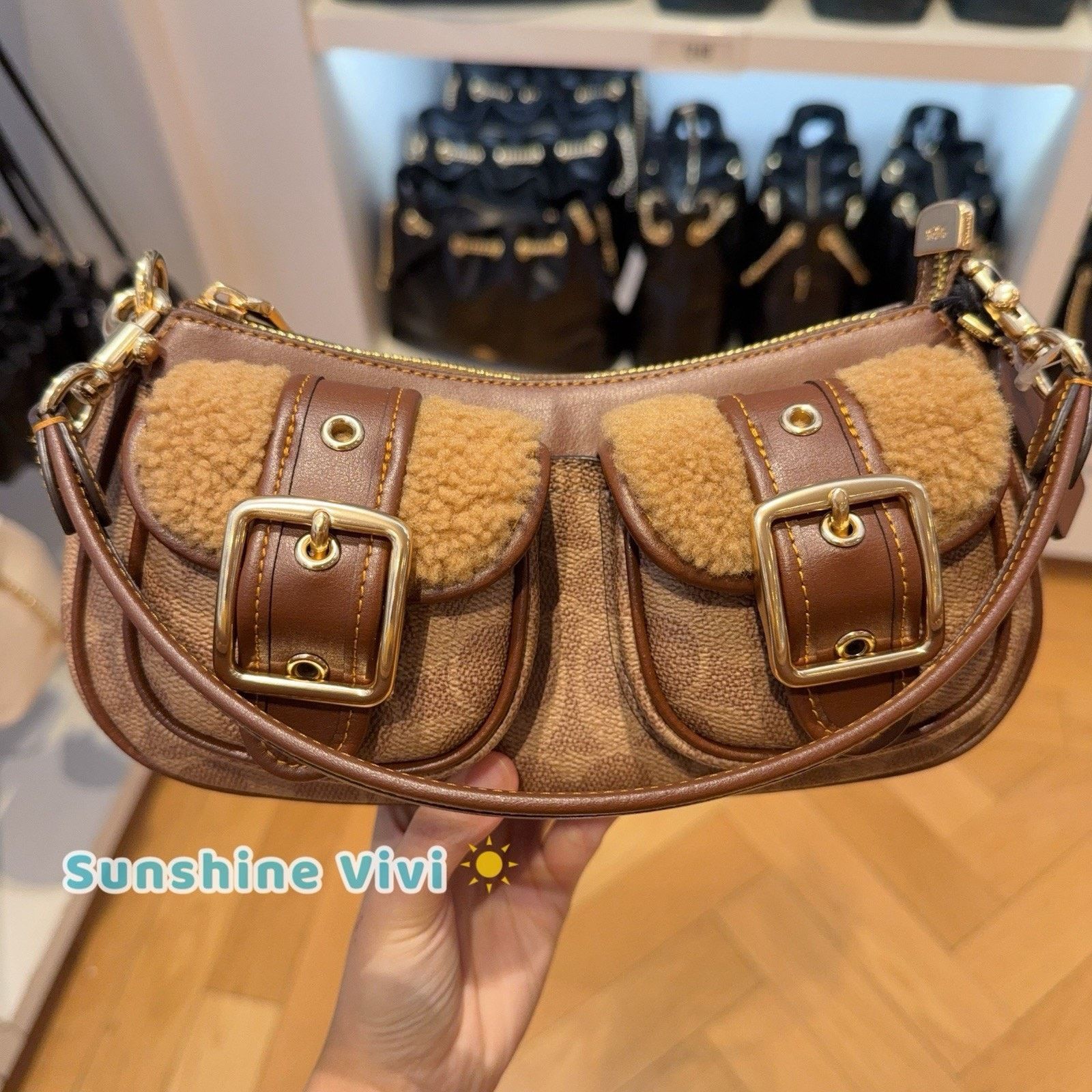 Coach NWT Coach CCZ24 Ashton Bag Signature Canvas Vintage Brown Size ONE SIZE - 2 Thumbnail