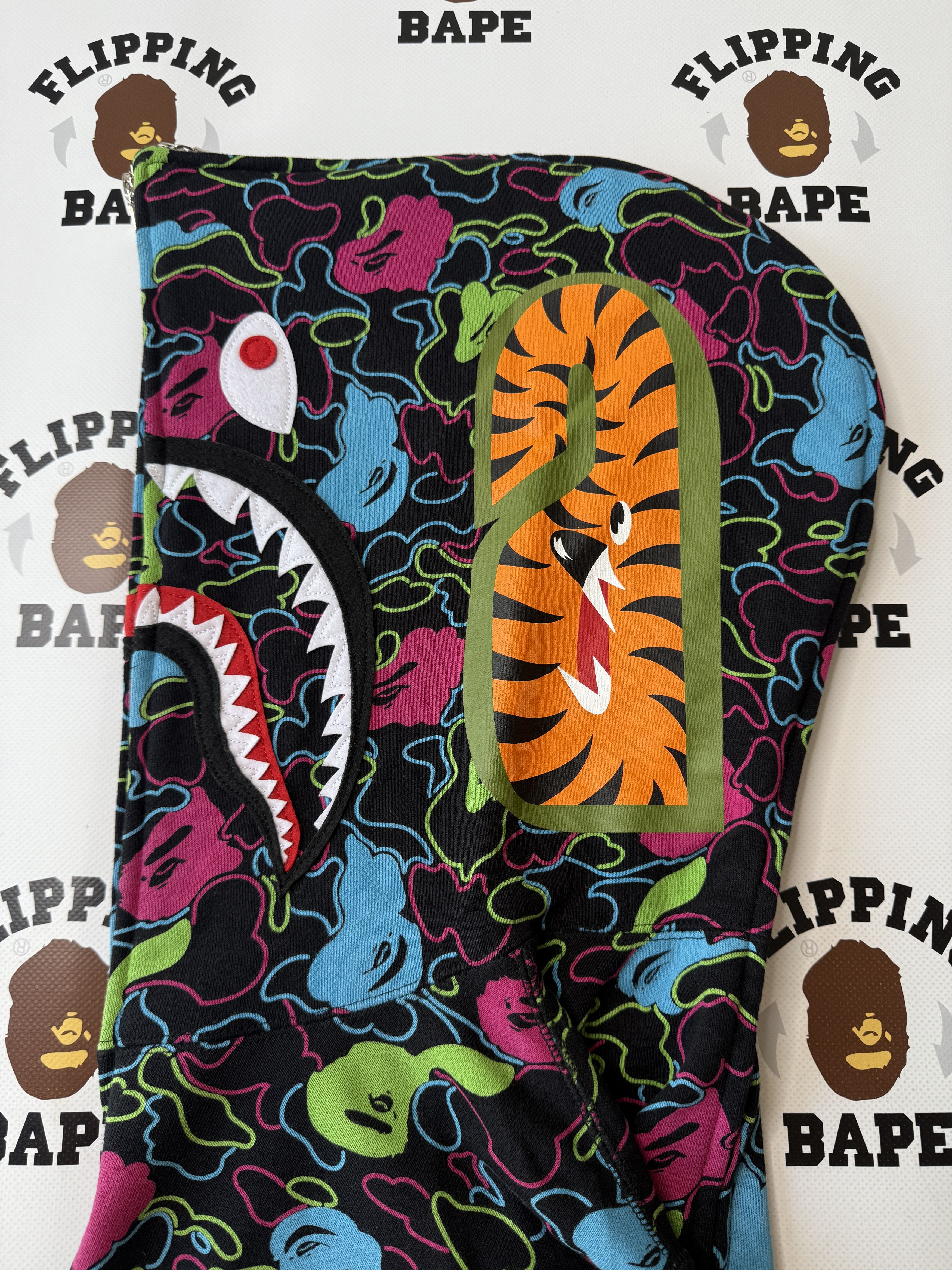 Bape BAPE LAS VEGAS SEPARATE SHARK FULL ZIP HOODIE Size US M / EU 48-50 / 2 - 6 Thumbnail