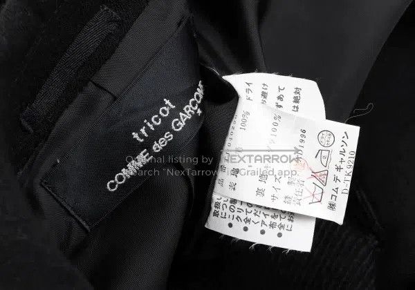 Comme des Garcons Comme Des Garcons Medium size Black vintage striped asymmet Size S / US 4 / IT 40 - 9 Thumbnail