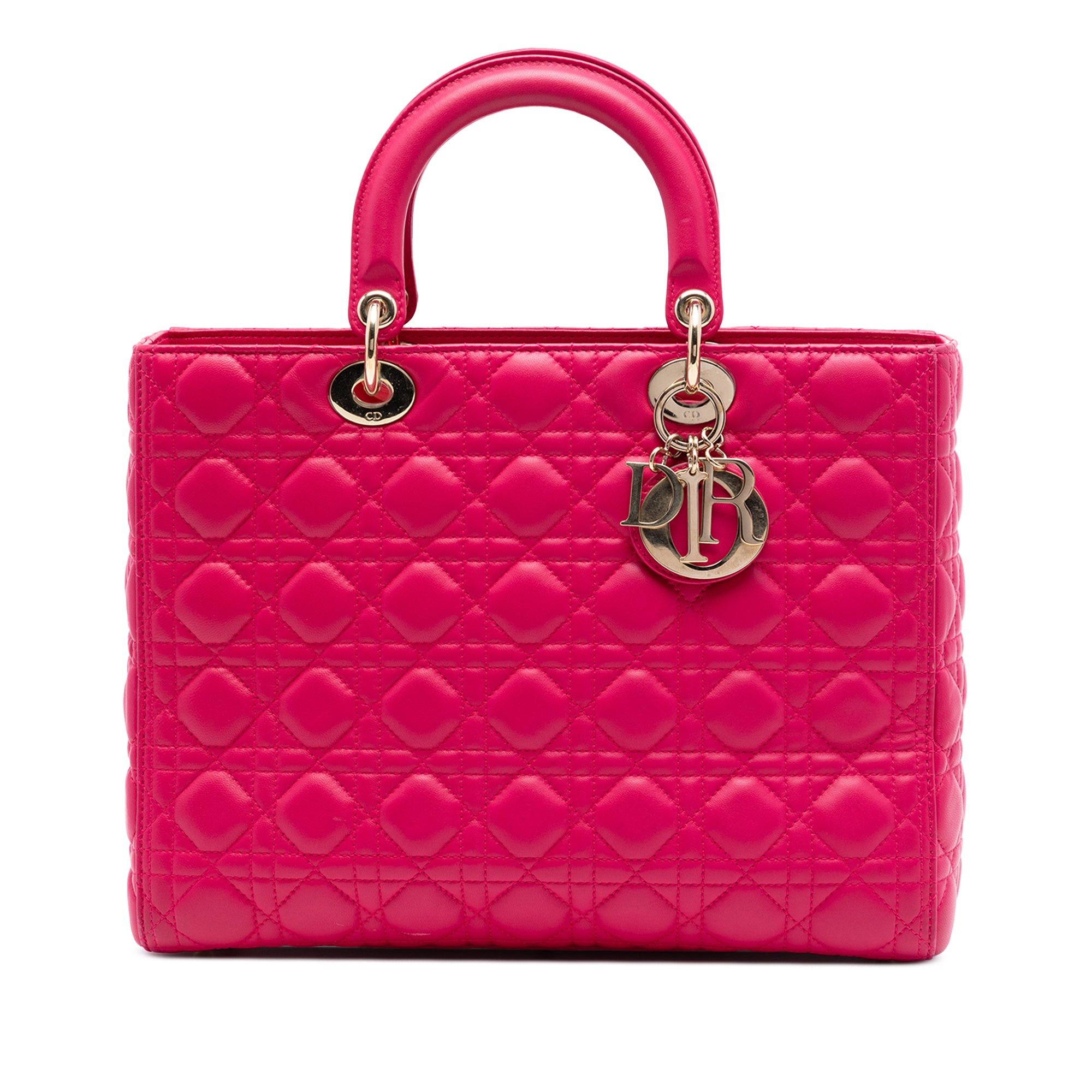 Dior Large Lambskin Cannage Lady Dior Size ONE SIZE - 1 Thumbnail