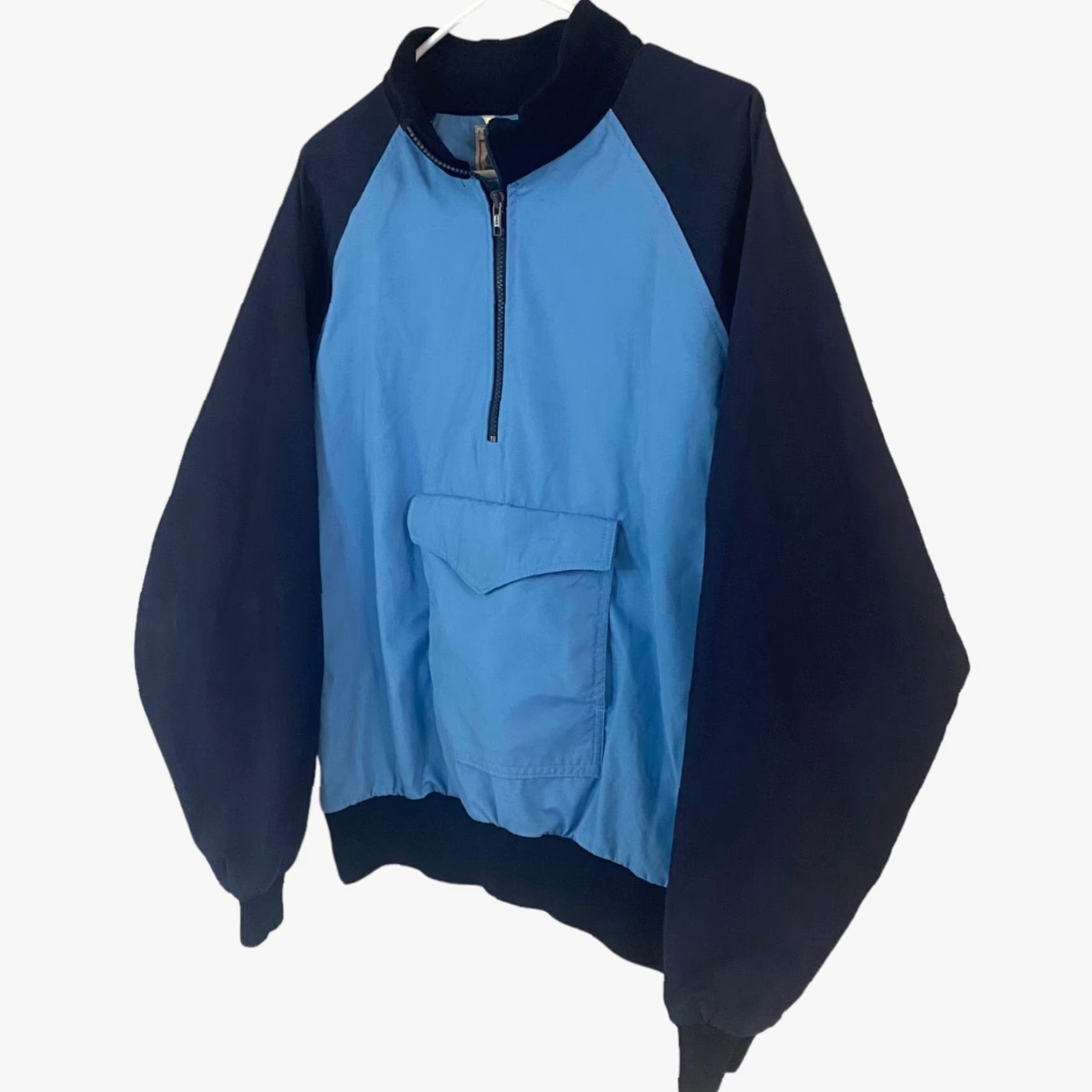 Vintage VINTAGE Mrs. Duckworth Anorak Jacket Pullover 1/2 Zip Blue Mens Large L Ski 80s Jacket Size US L / EU 52-54 / 3 - 2 Thumbnail