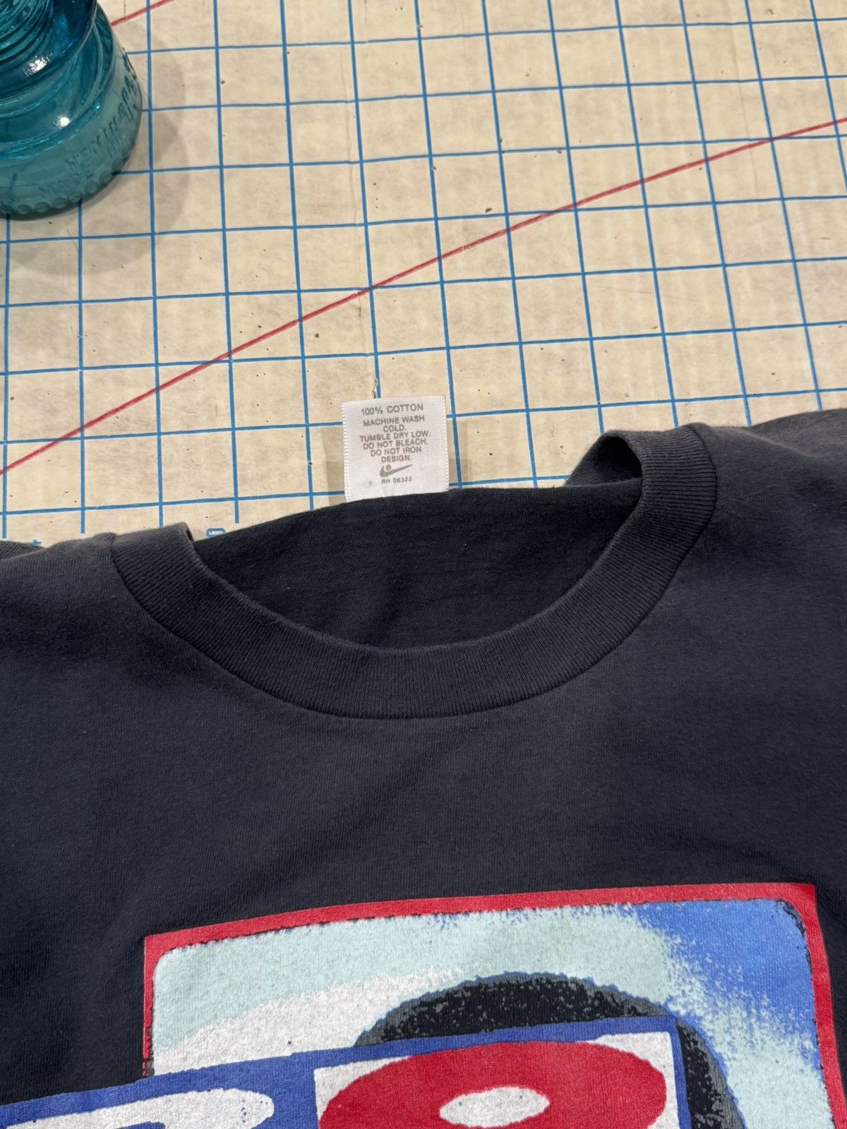 Nike Vintage Nike Bo Knows Come Backs Faded Black Tee Mens Large Size US L / EU 52-54 / 3 - 7 Thumbnail