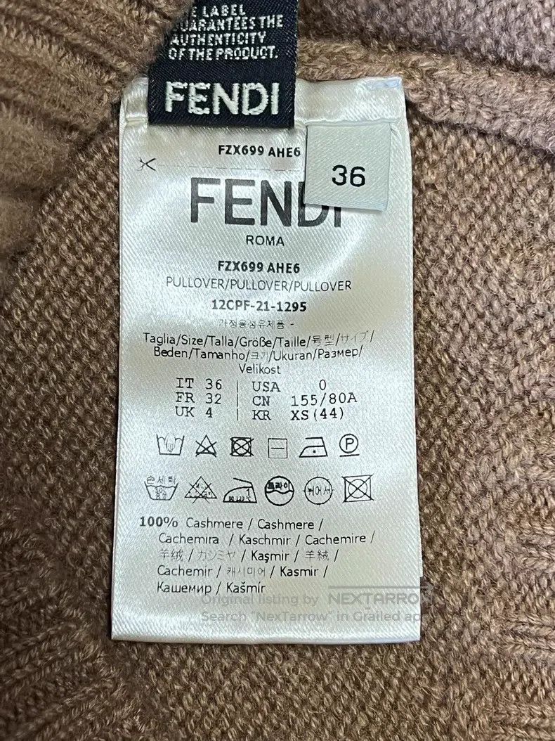 Fendi Fendi Cashmere Set Size XXS / US 00 / IT 34 - 6 Thumbnail