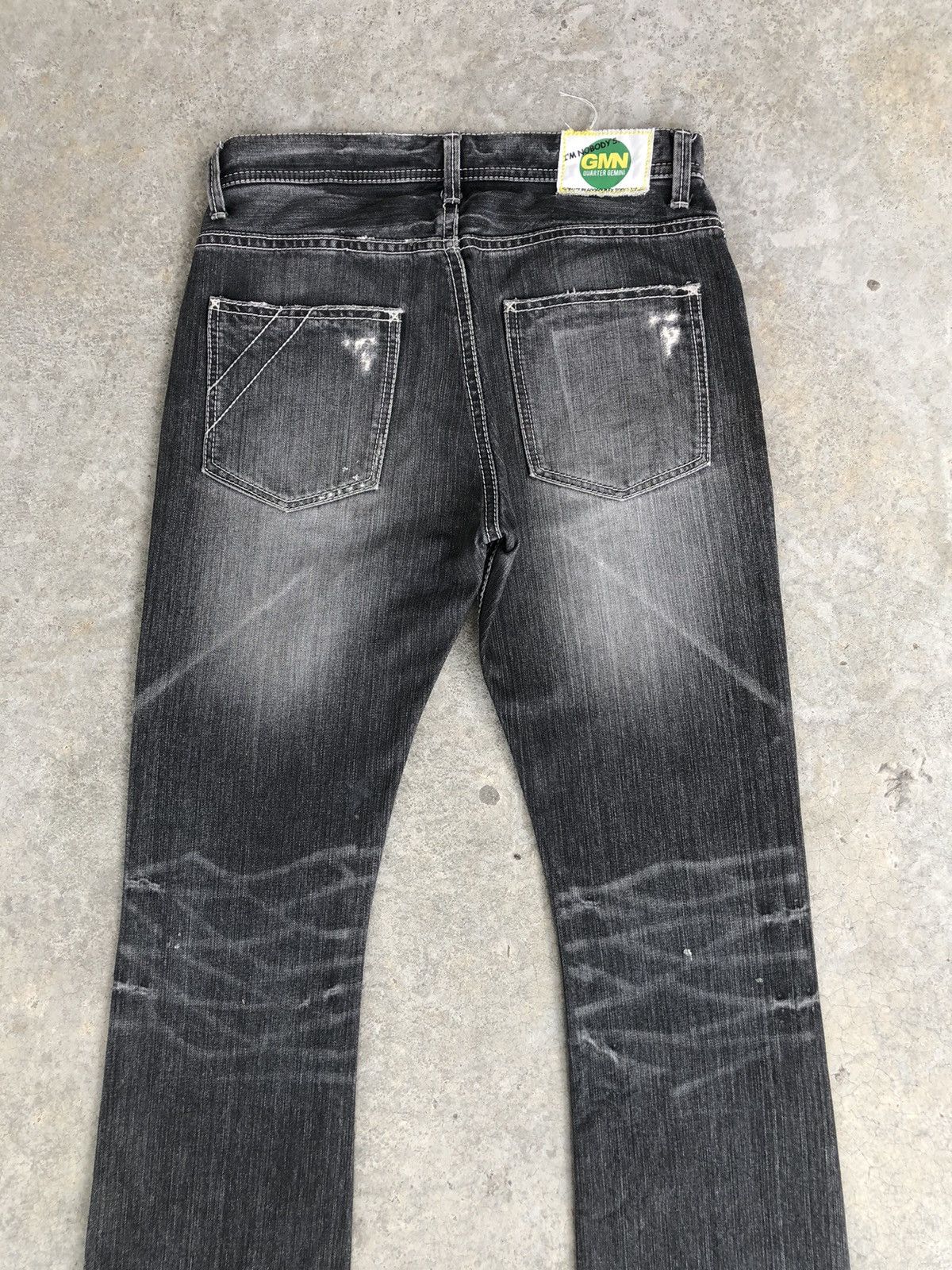 Japanese Brand Japanese Quarter Gemini Flared Jeans Distressed Jeans Size US 30 / EU 46 - 8 Thumbnail