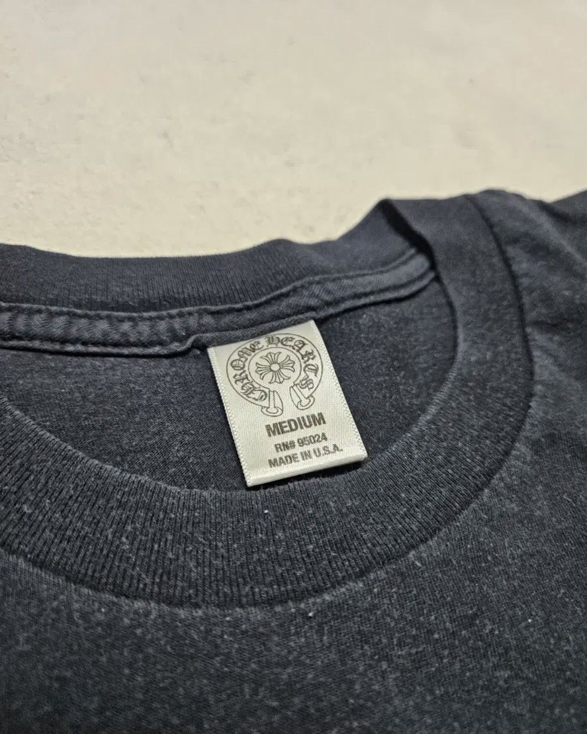 Chrome Hearts Chrome Hearts Foti Scroll Label Tshirt Size US M / EU 48-50 / 2 - 4 Thumbnail