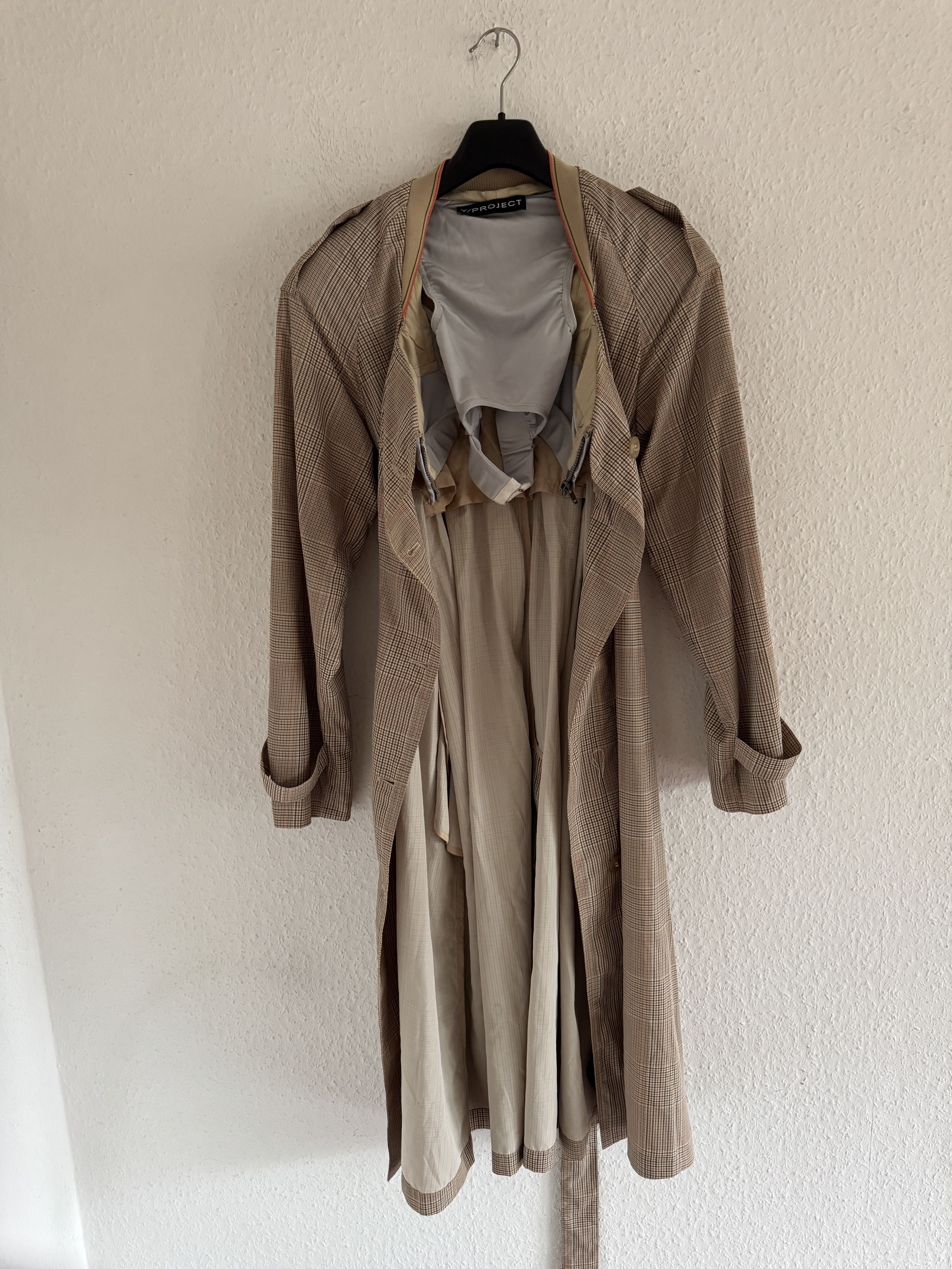 Y/Project Experimental Hybrid Trench Coat (Sample) Size US XL / EU 56 / 4 - 15 Thumbnail