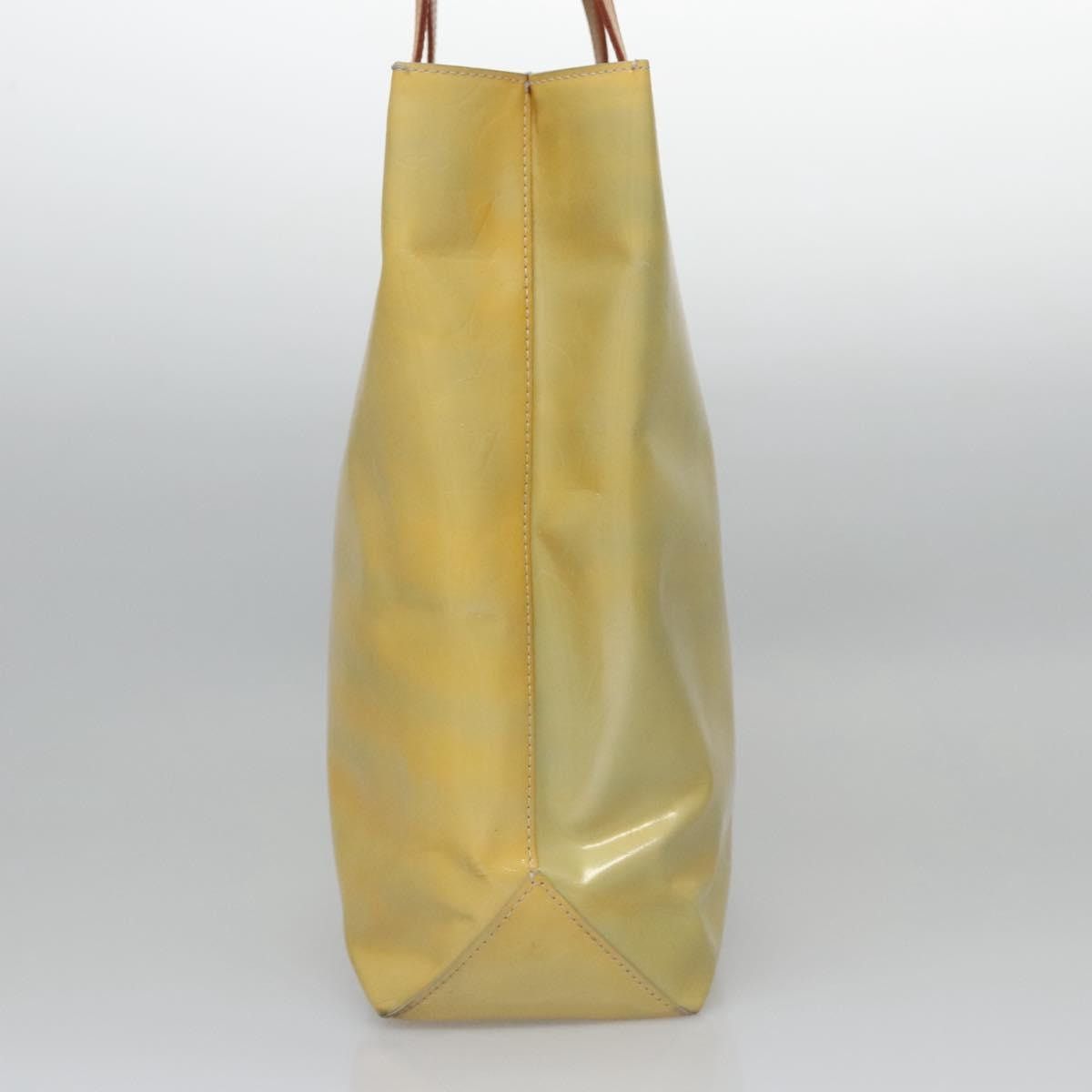 Louis Vuitton LOUIS VUITTON Monogram Vernis Reade MM Hand Bag Gris M91142 Size ONE SIZE - 4 Thumbnail