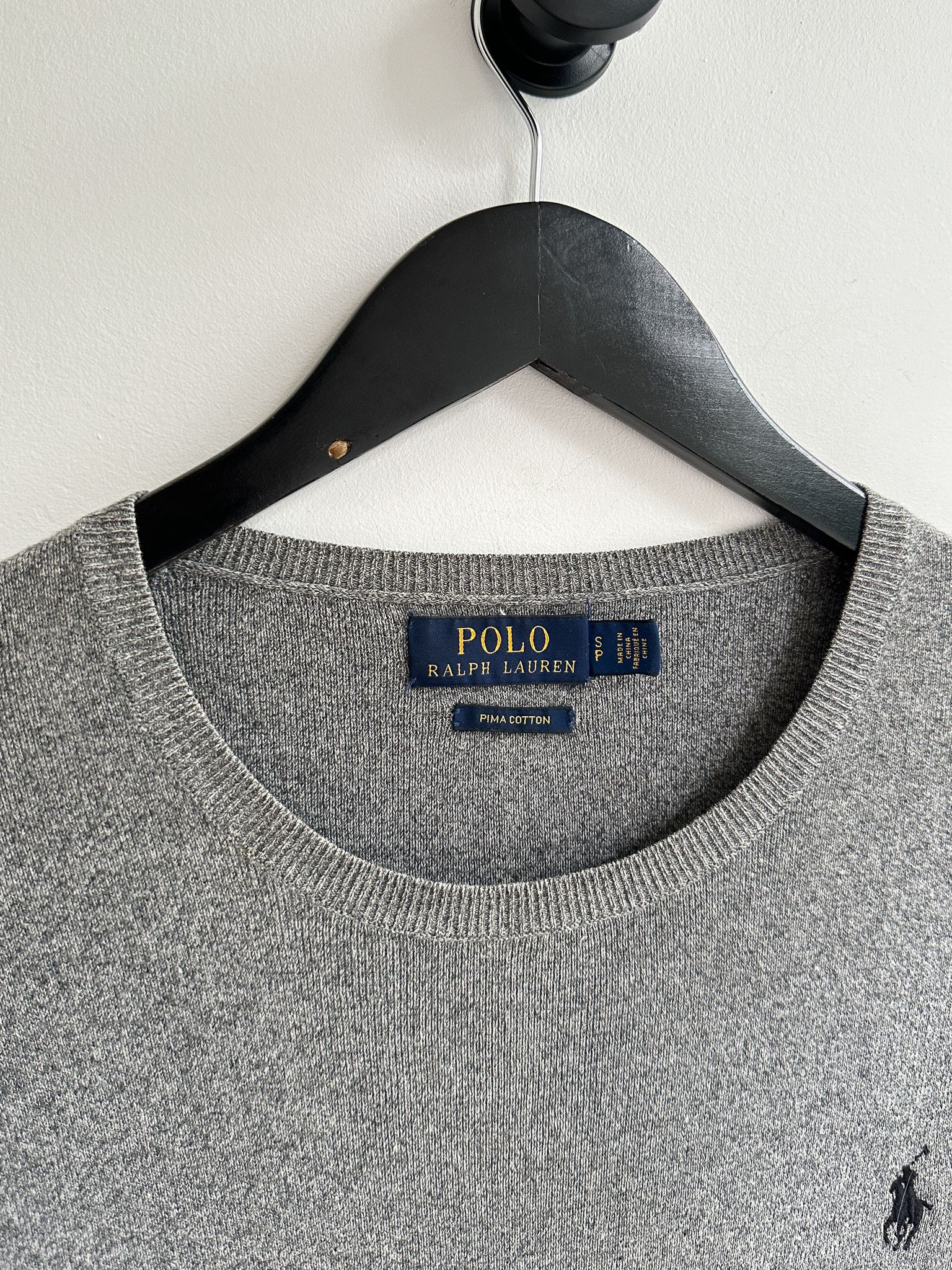 Polo Ralph Lauren Polo Ralph Lauren Gray Jumper Sweater Pullover Size US S / EU 44-46 / 1 - 6 Thumbnail
