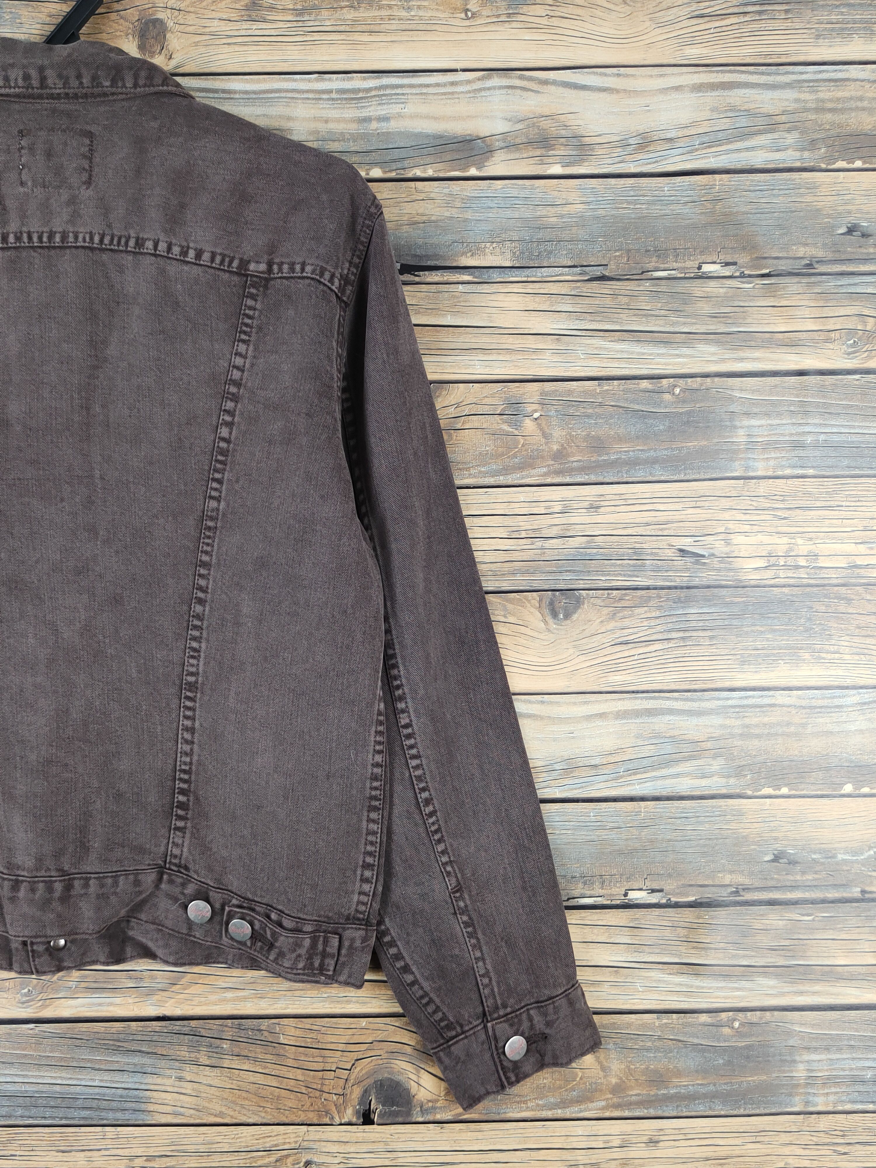 Japanese Brand Wrangler vintage Dark Brown Jackets #W1430 Size M / US 6-8 / IT 42-44 - 9 Thumbnail