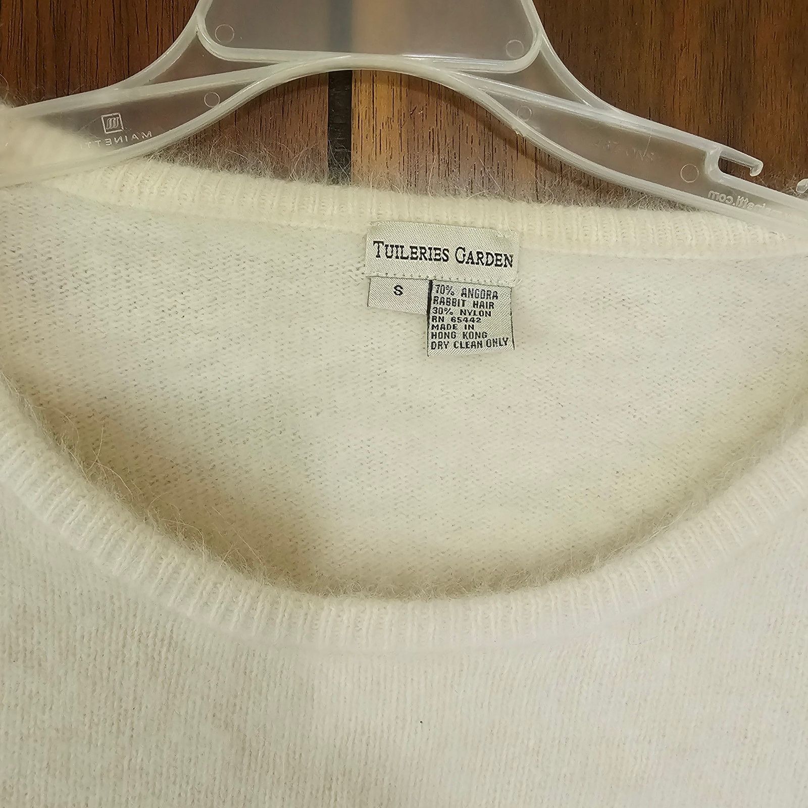 Other Tuileries Garden White Angora Rabbit Hair Sweater Sz Small Size S / US 4 / IT 40 - 3 Thumbnail