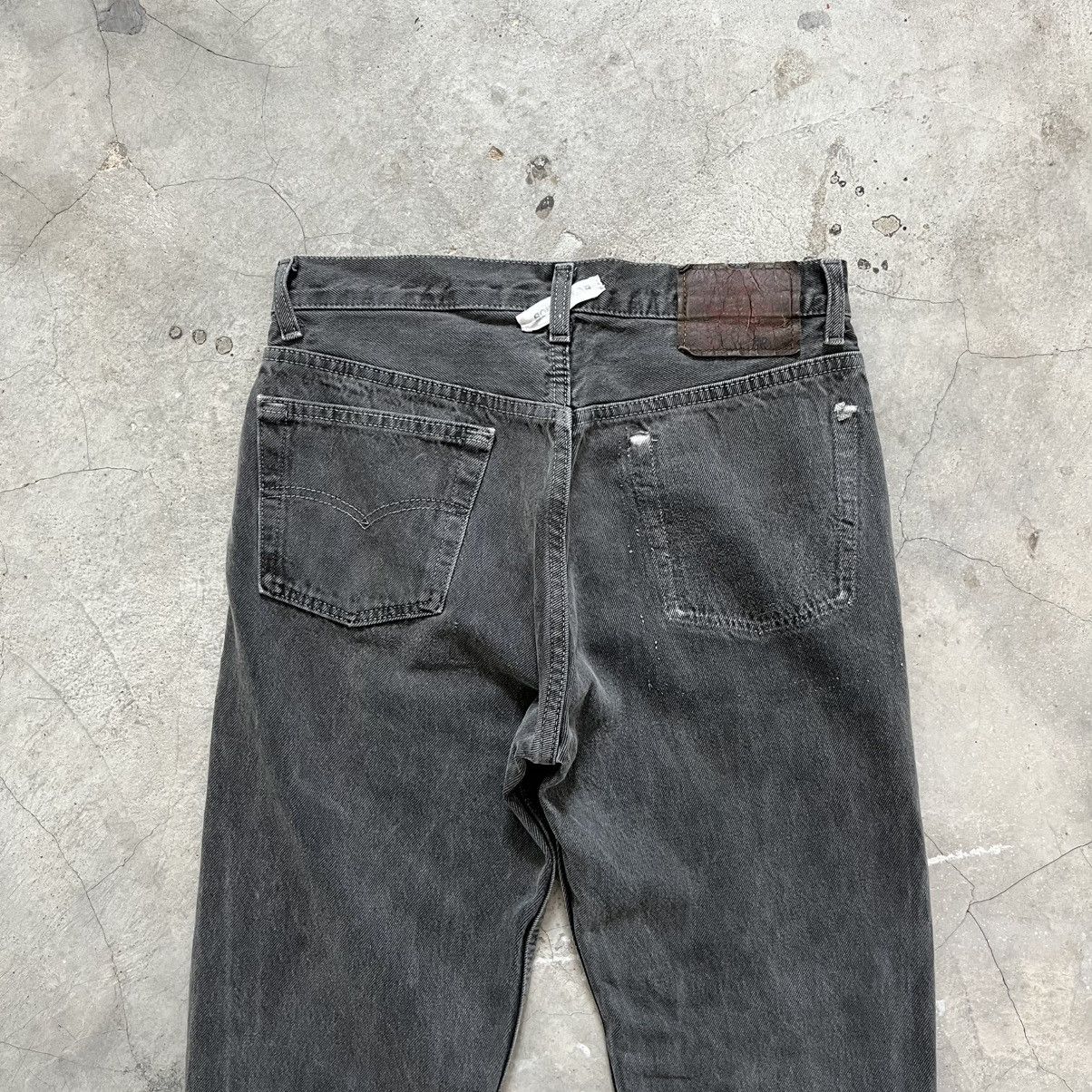 Levi's Vintage Clothing 90s Levi’s 501 Fade Black Sonic Lab Rebuild Slim Jeans Size US 30 / EU 46 - 12 Thumbnail