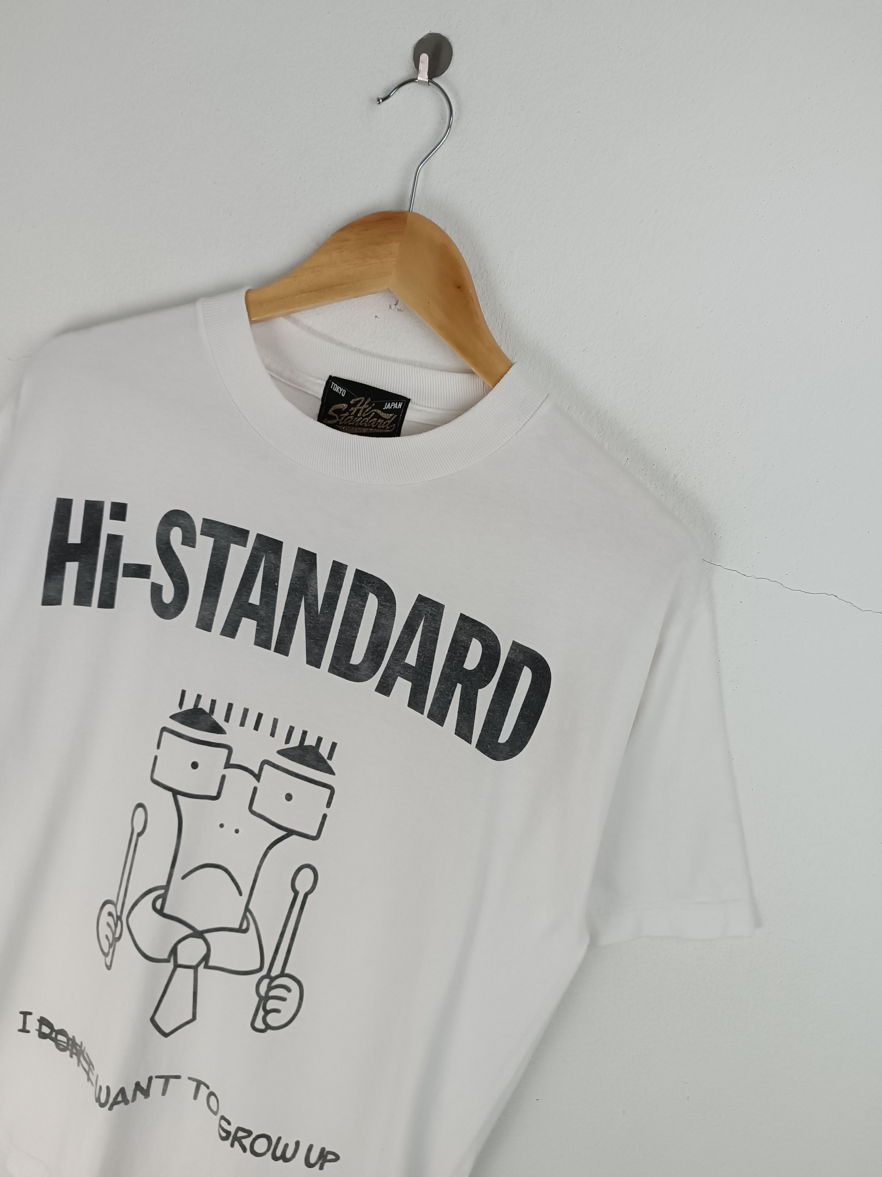 Band Tees VINTAGE 2000s HI-STANDARD GROW UP MILO DESCENDENTS PUNK TEE Size US M / EU 48-50 / 2 - 8 Thumbnail