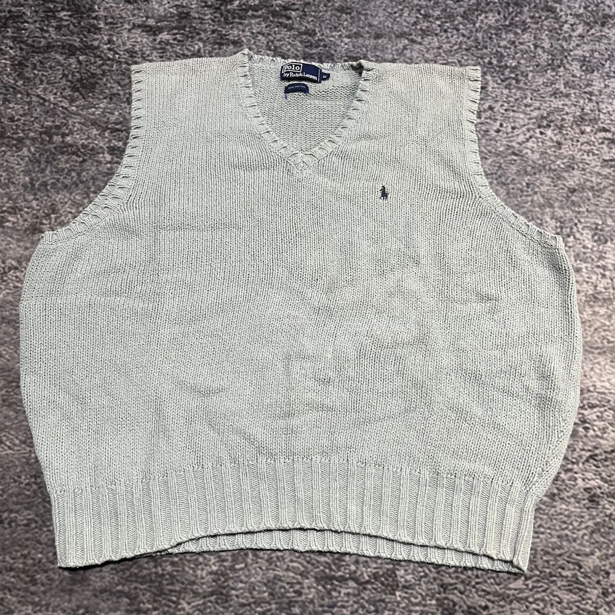 Polo Ralph Lauren Vintage Polo Ralph Lauren Small Pony Blue Cotton Vest XXL Size US XXL / EU 58 / 5 - 3 Thumbnail