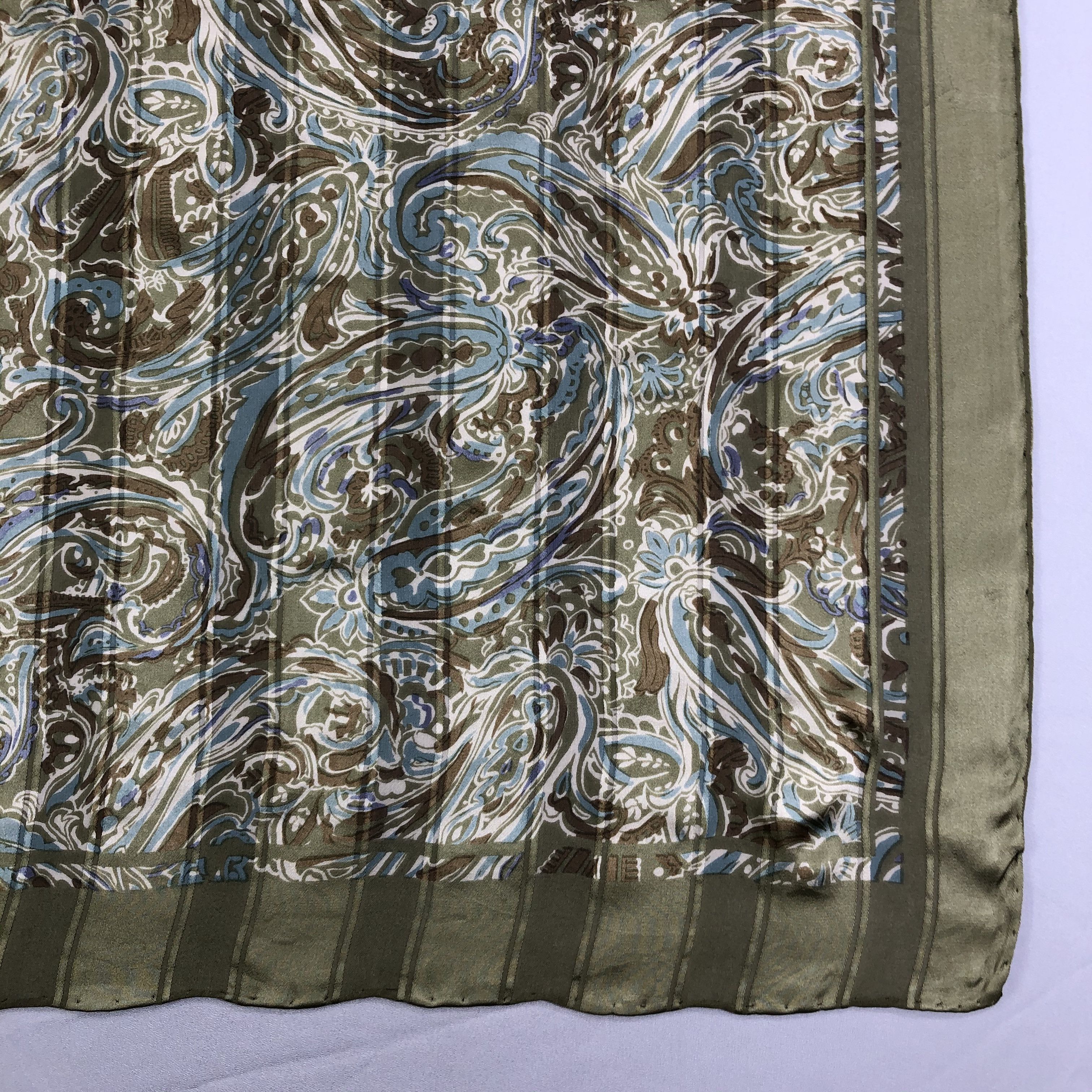 Vintage Vintage Silk Scarf Size ONE SIZE - 3 Thumbnail
