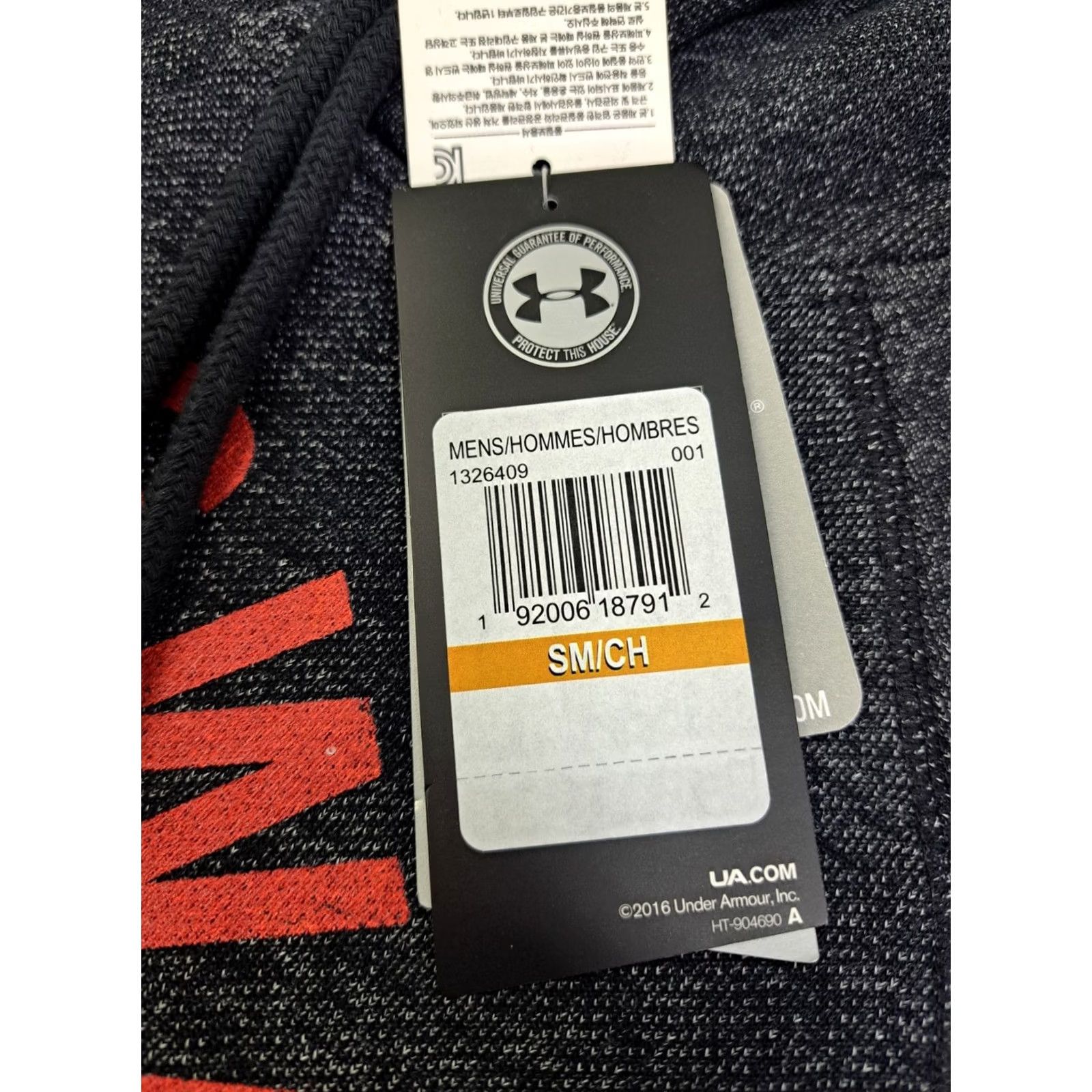 Under Armour Under Armour The Rock Blood Sweat Respect Short Sleeve Hoodie Men S Black Graphic Print Hooded Pocket Pullover Size US S / EU 44-46 / 1 - 5 Thumbnail