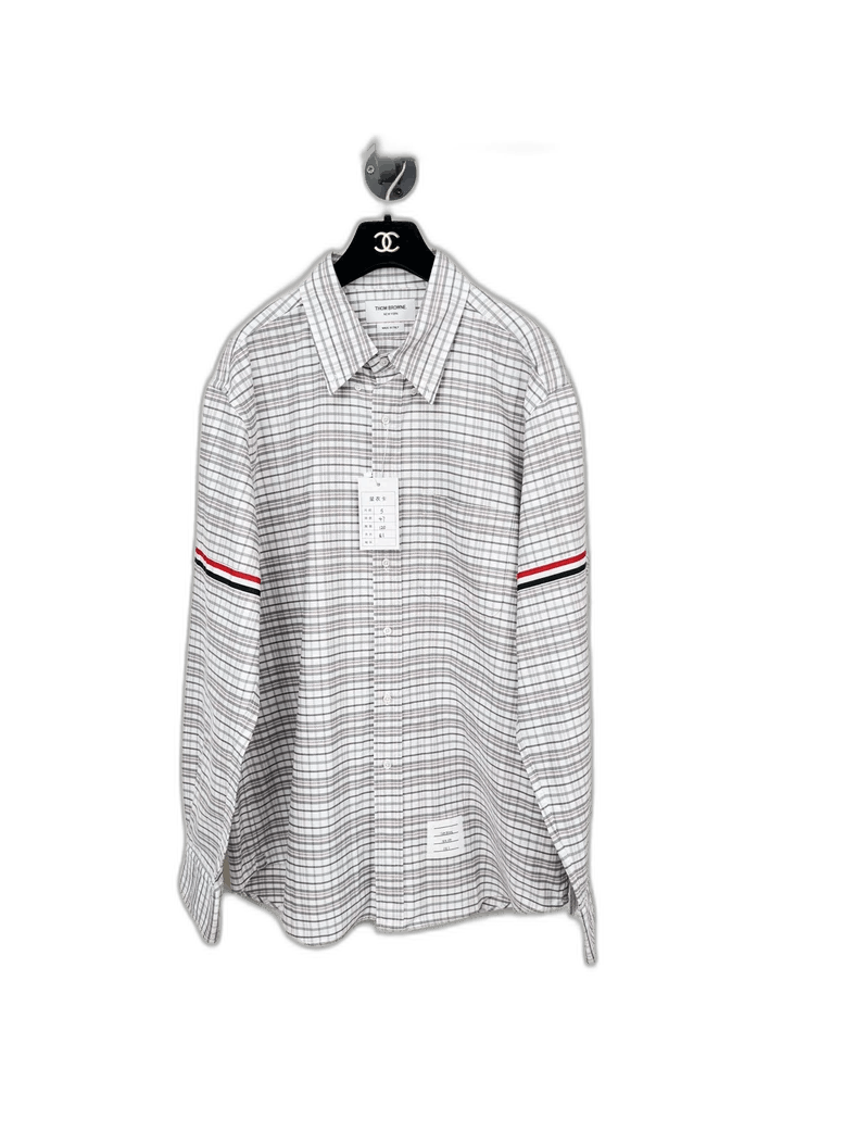 Thom Browne Thom Browne Plaid Long Sleeve Shirt Size US XXL / EU 58 / 5 - 1 Thumbnail