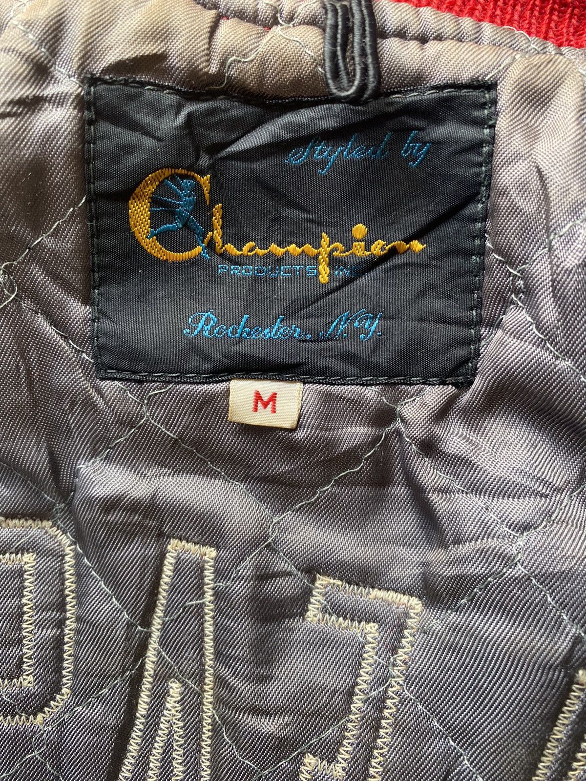 Champion × Vintage 70s Champion letterman varsity snap button jacket Size US M / EU 48-50 / 2 - 12 Thumbnail