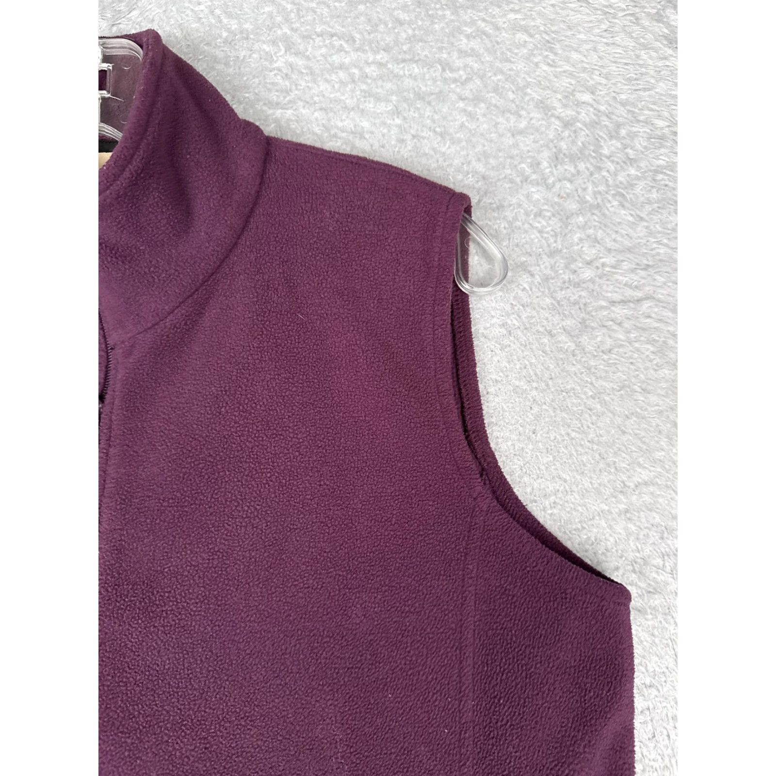 Vintage Woolrich Vest Womens Medium Purple Full Zip Sleeveless Fleece Jacket Outdoor Size M / US 6-8 / IT 42-44 - 5 Thumbnail