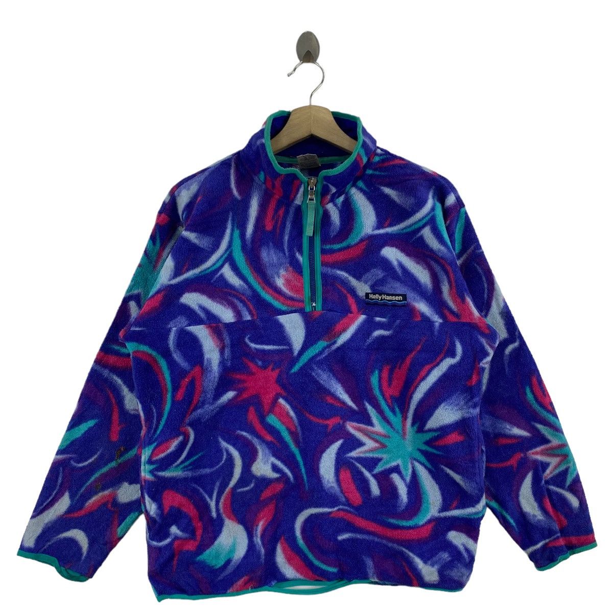 Helly Hansen HELLY HANSEN Outdoor Skiing Overprint Design Sherpa Purple Size US M / EU 48-50 / 2 - 1 Thumbnail