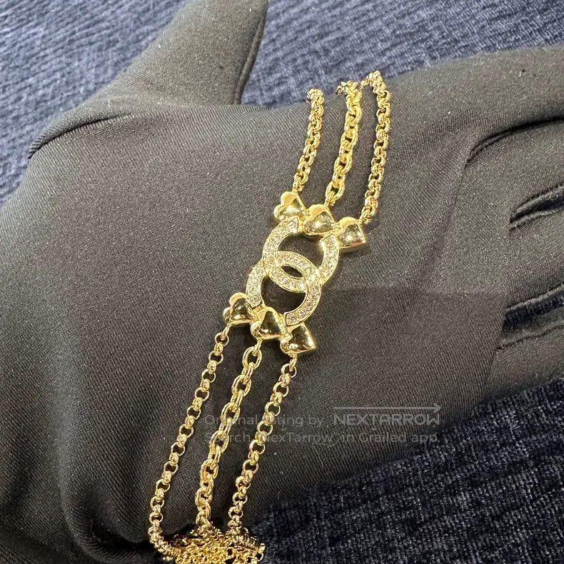 Chanel Chanel 23p love double c three-layer necklace Size ONE SIZE - 3 Thumbnail