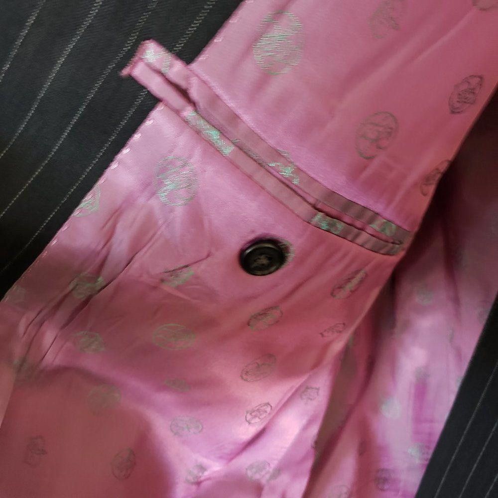 Sean John CT1014b SEAN JOHN PIN STRIPE SUIT JACKET & SLACKS Size 38R - 6 Thumbnail