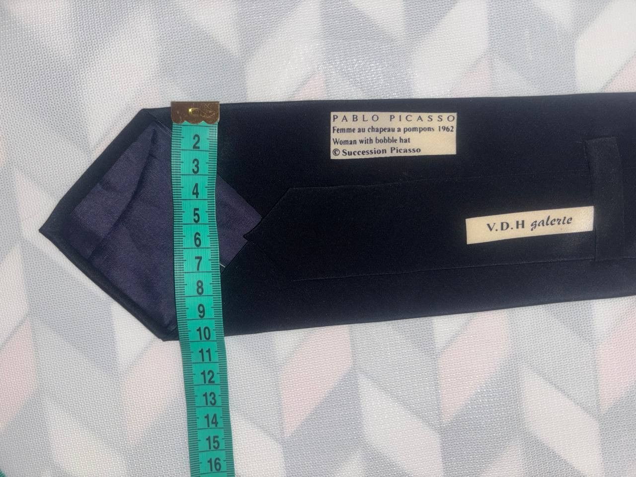 Vintage Vintage Pablo Picasso silk tie, black, pure silk, rare Size ONE SIZE - 4 Thumbnail