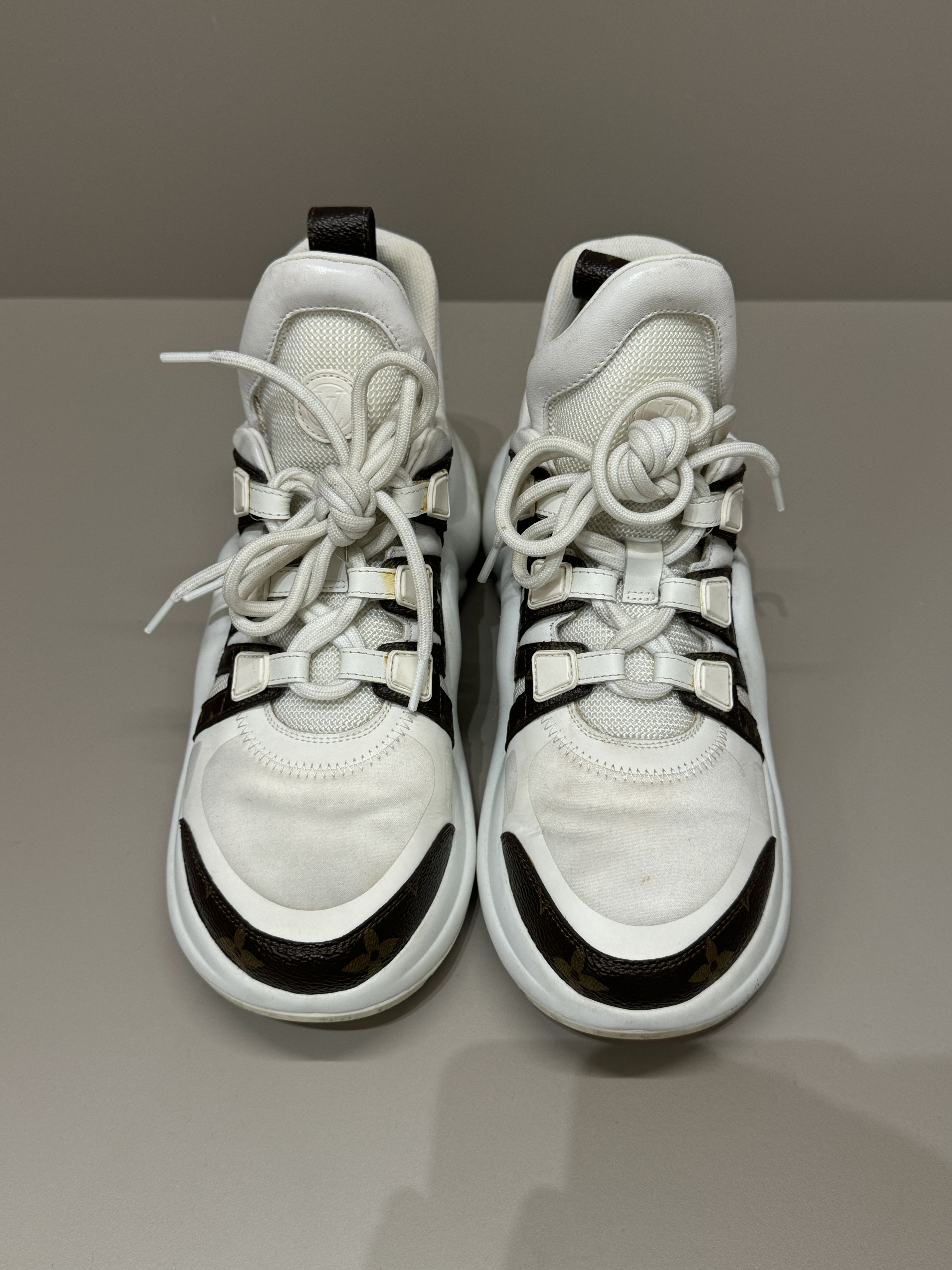 Louis Vuitton Louis Vuitton Archlight sneakers monogram white Size US 7.5 / IT 37.5 - 3 Thumbnail