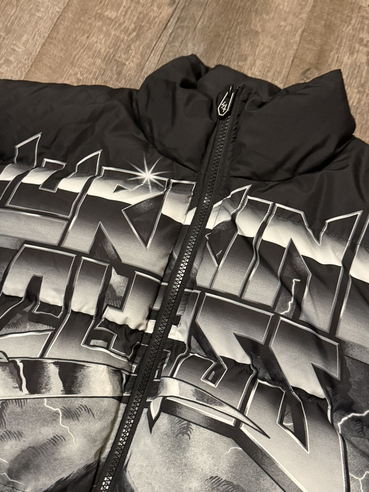 Lurking Class Lurking Class Sketchy Tank Terminator Skeleton Puffer Jacket Size US XL / EU 56 / 4 - 4 Thumbnail