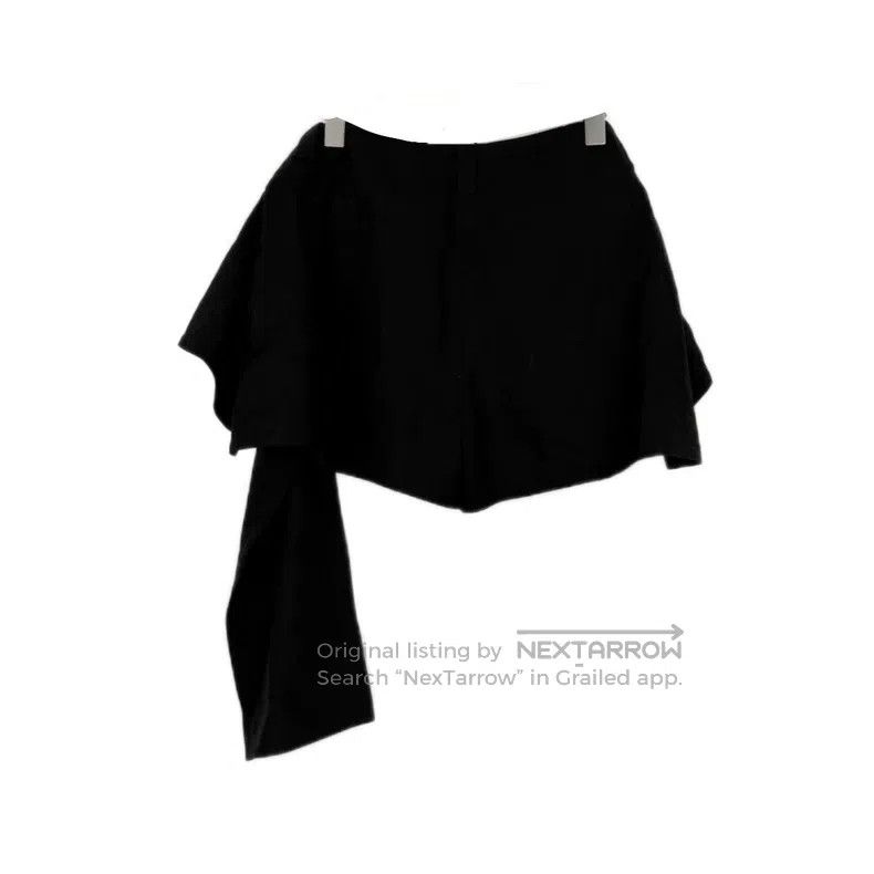 Louis Vuitton Louis Vuitton Black linen irregular skirt Size 37" - 2 Thumbnail