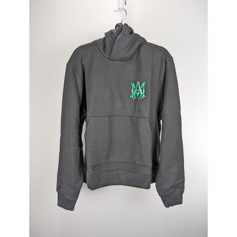 Amiri o1rshd1 Watercolor MA Hoodie in Black/Green M Size US M / EU 48-50 / 2 - 3 Thumbnail