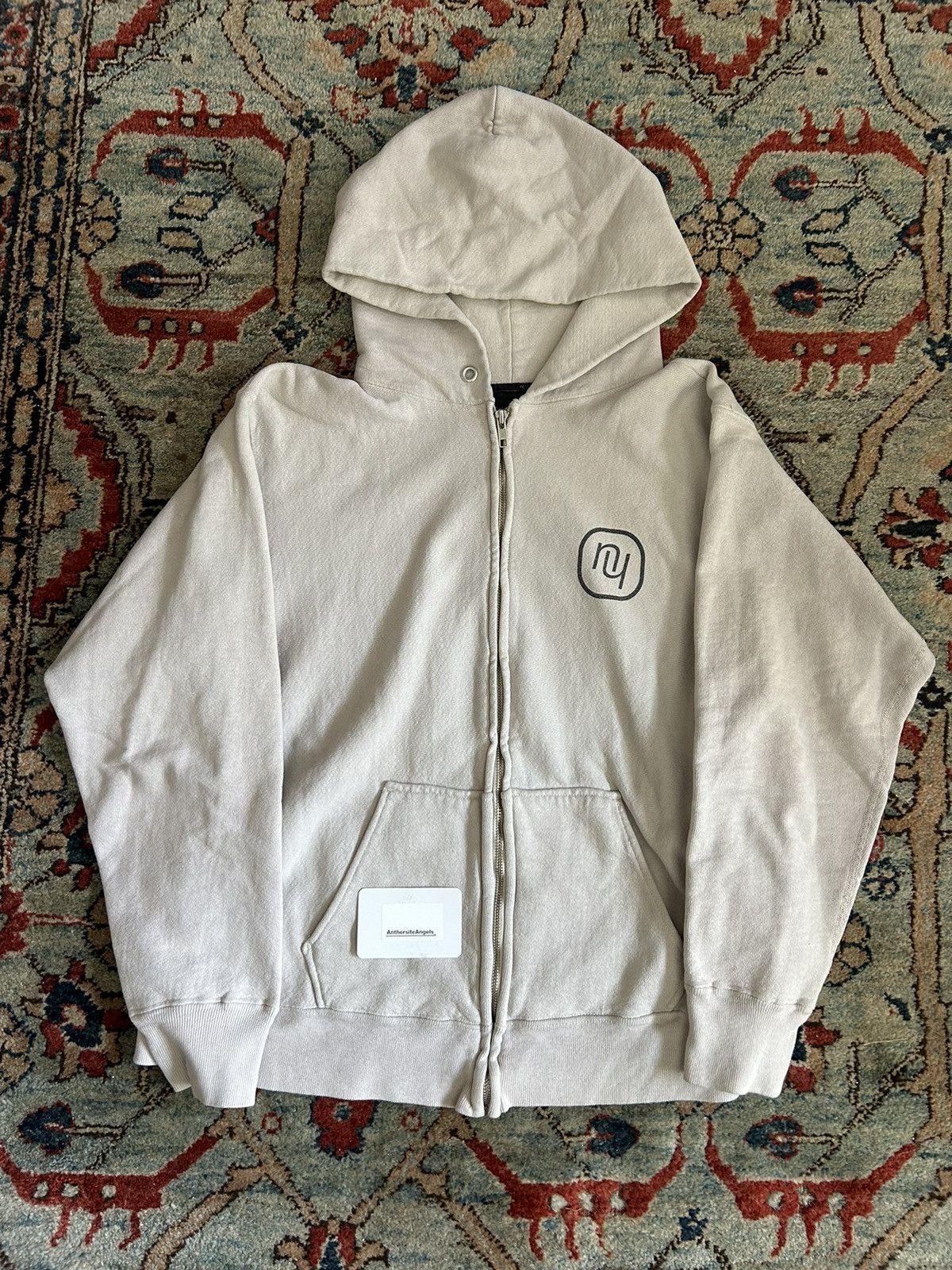 image of Neighborhood 1999’ Zip Up Hoodie in Lilac, Men's (Size Medium)